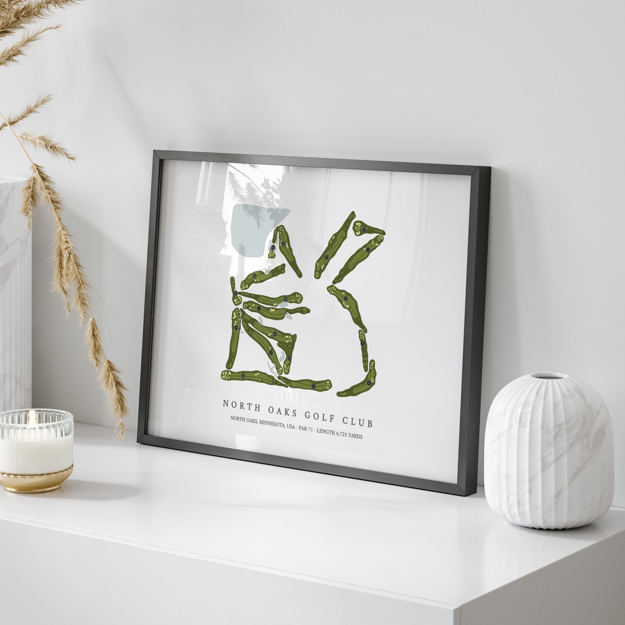 North Oaks Golf Club | Golf Course Map | On Table
