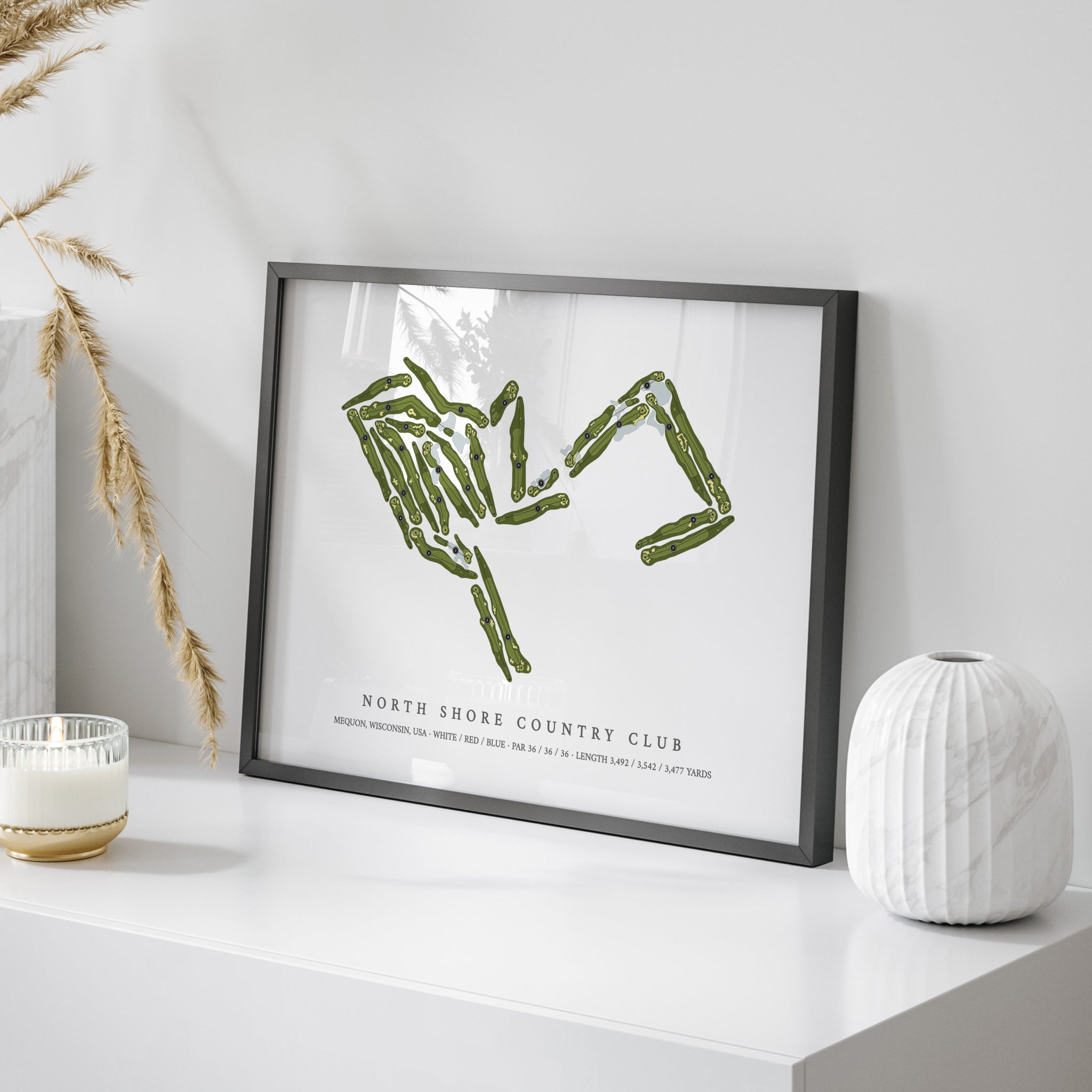 North Shore Country Club | Golf Course Print | On+Table