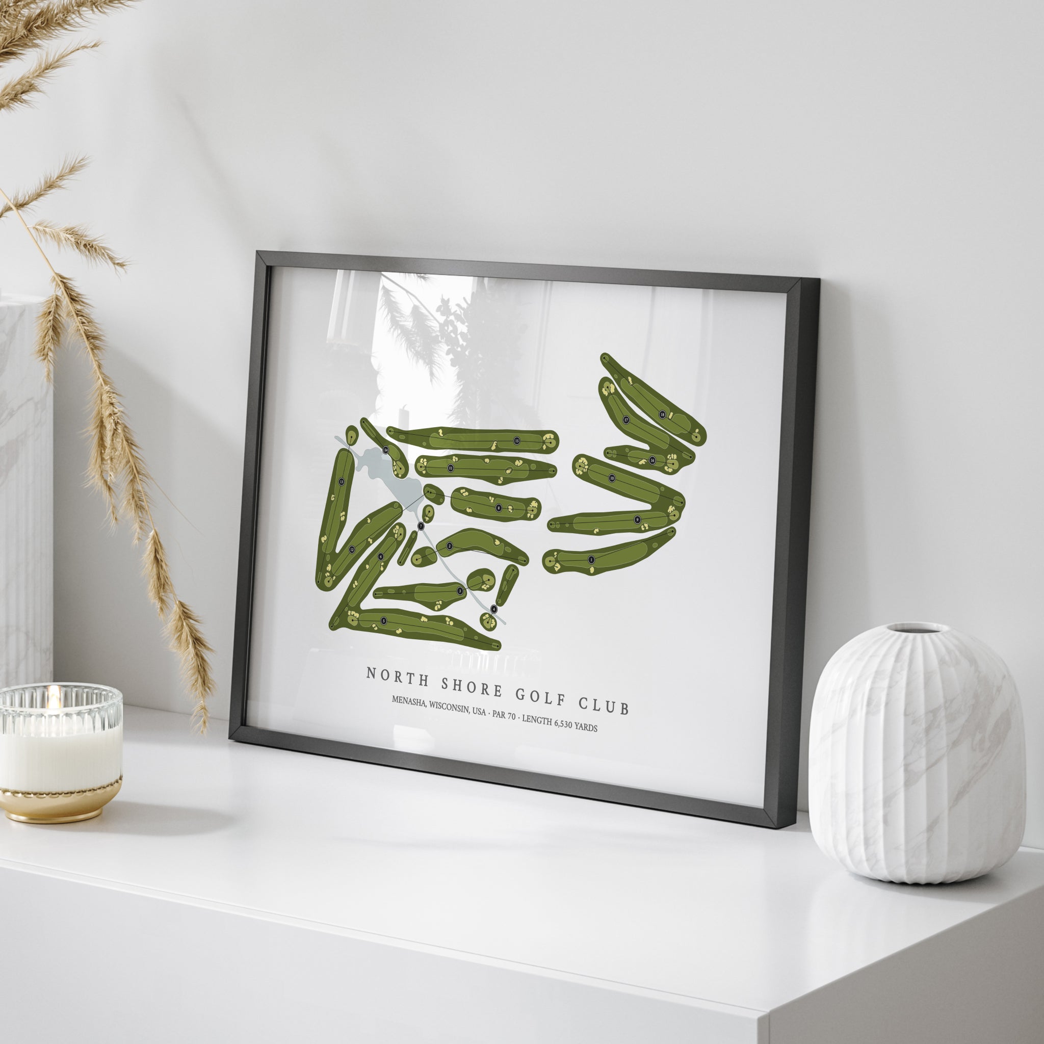 North Shore Golf Club | Golf Course Map | On Table