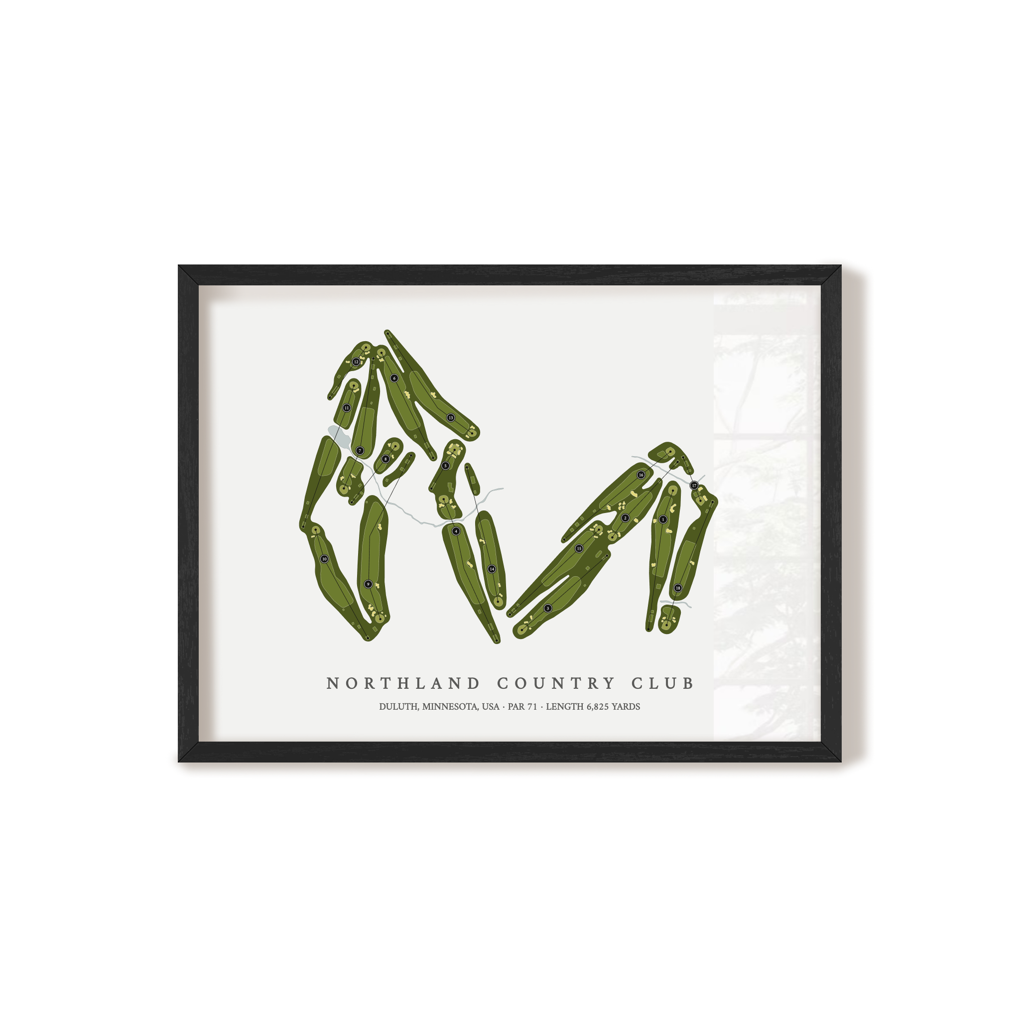 Northland Country Club | Golf Course Print | Black+Frame