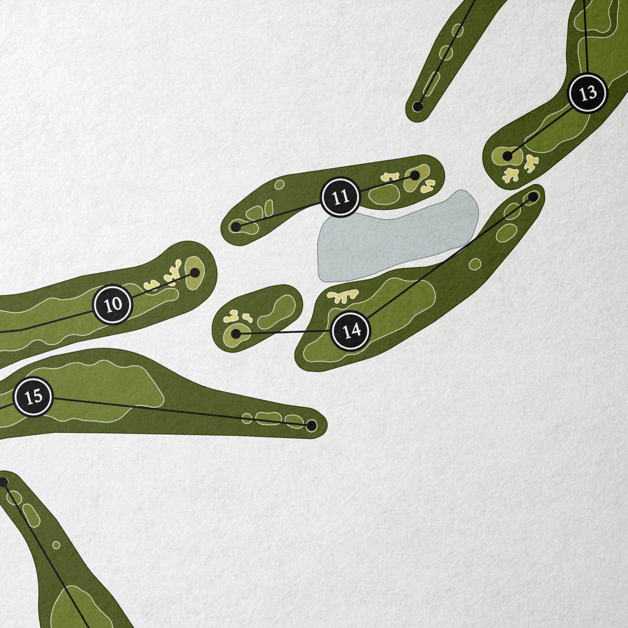 Northville Hills Golf Club | Golf Course Map | Close+Up