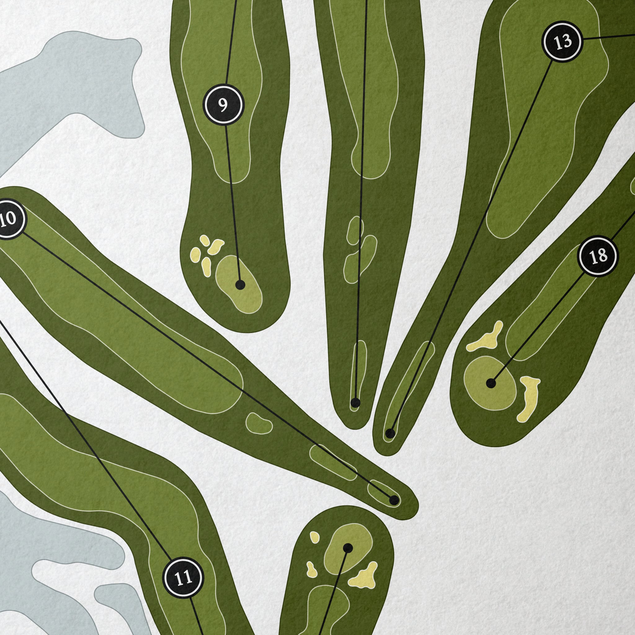 O'Bannon Creek Golf Club | Golf Course Map | Close+Up