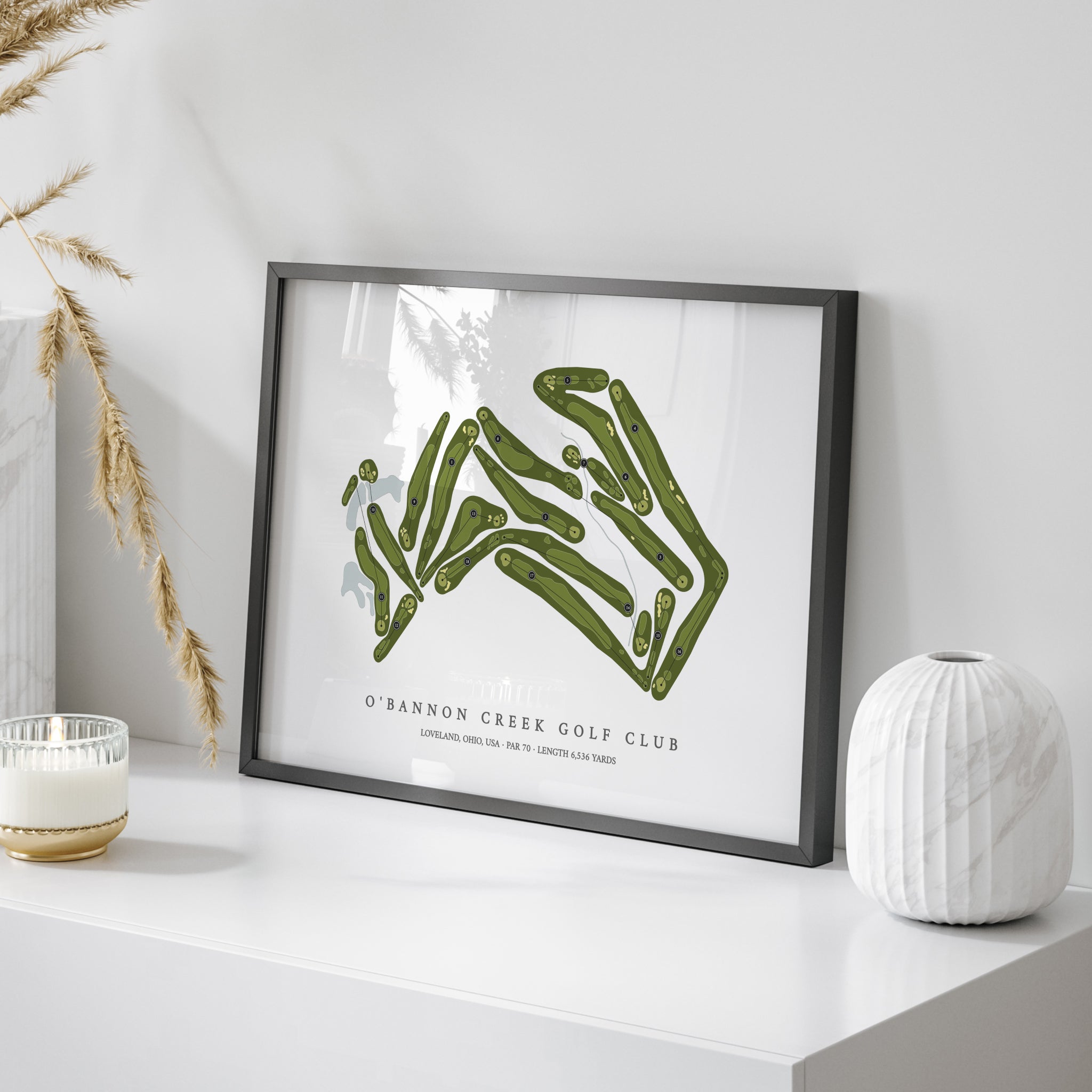 O'Bannon Creek Golf Club | Golf Course Map | On+Table