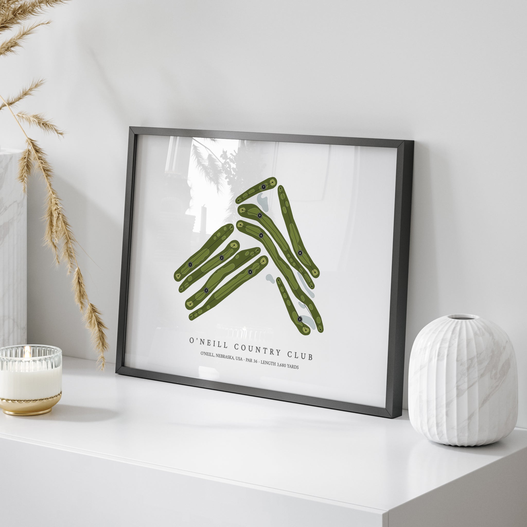 O'Neill Country Club | Golf Course Map | On+Table