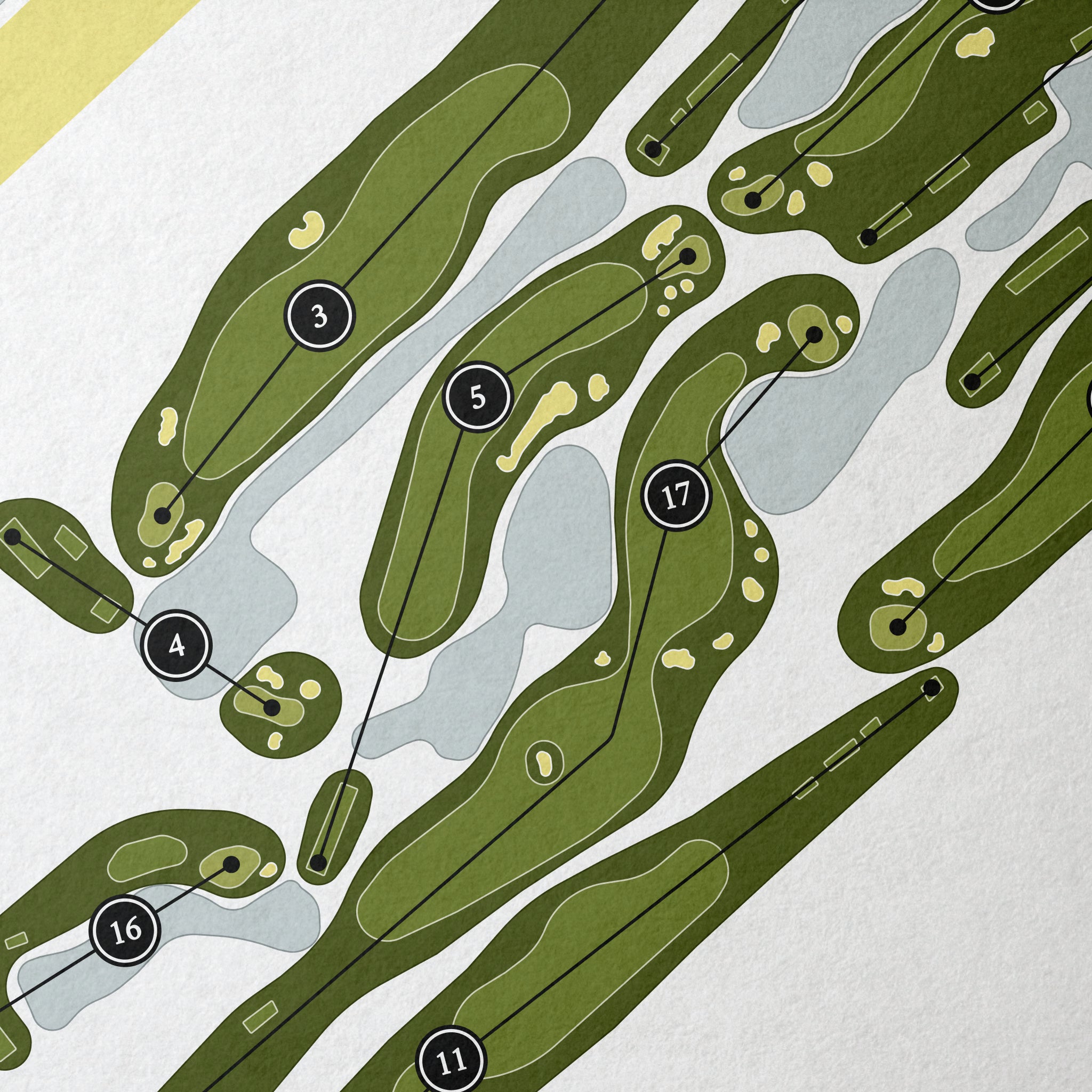 Oceanside Golf & Country Club | Golf Course Map | Close Up