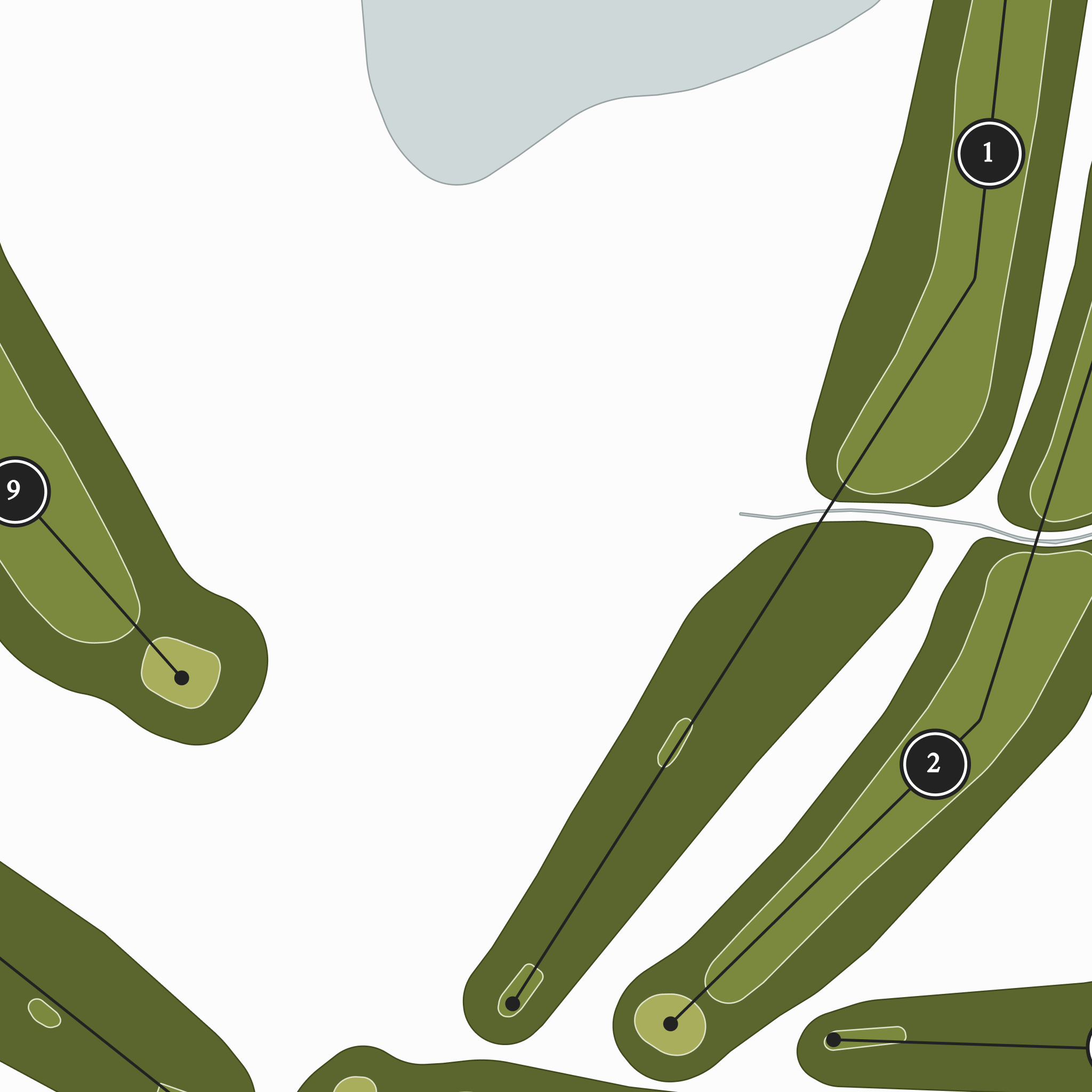 Ohio County Country Club | Golf Course Map | Close Up