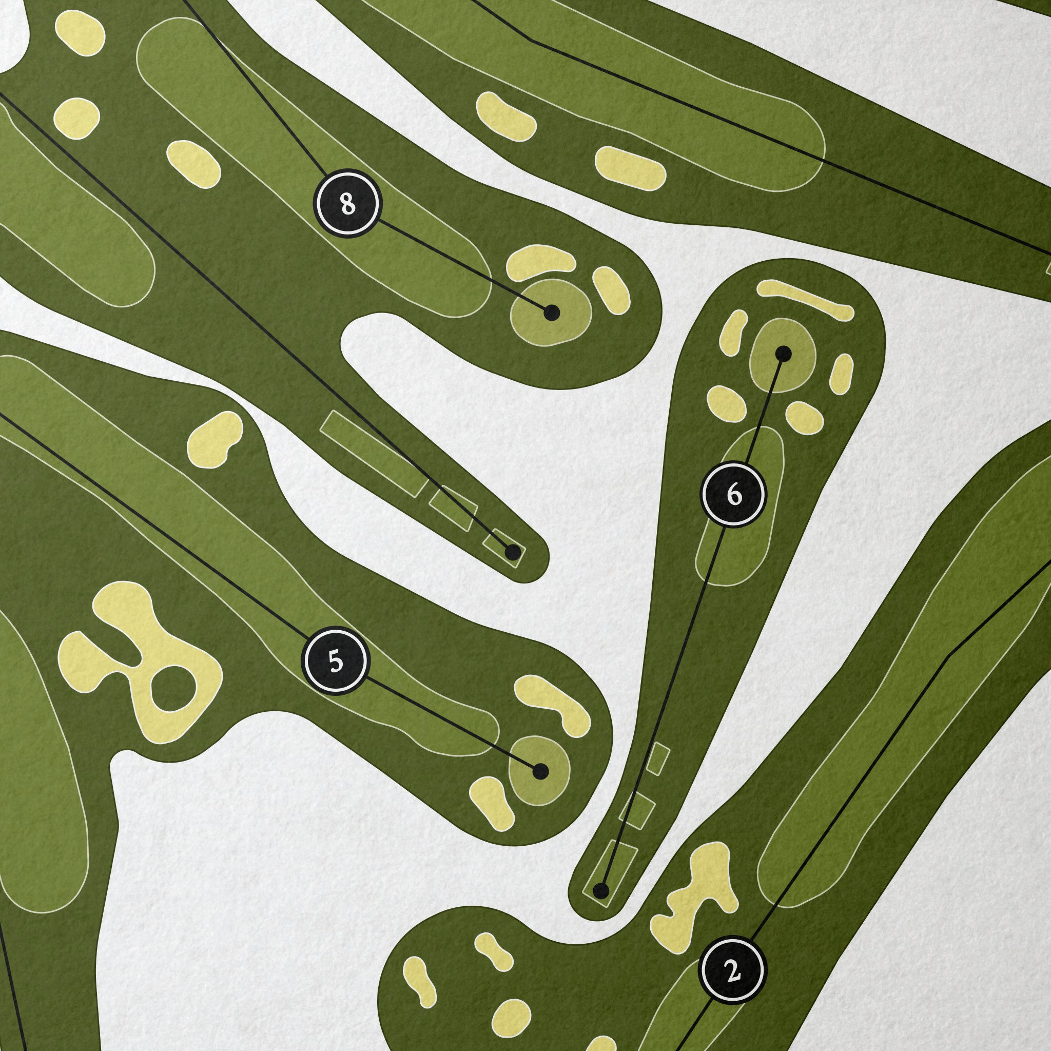 Old Orchard Country Club | Golf Course Map | Close+Up