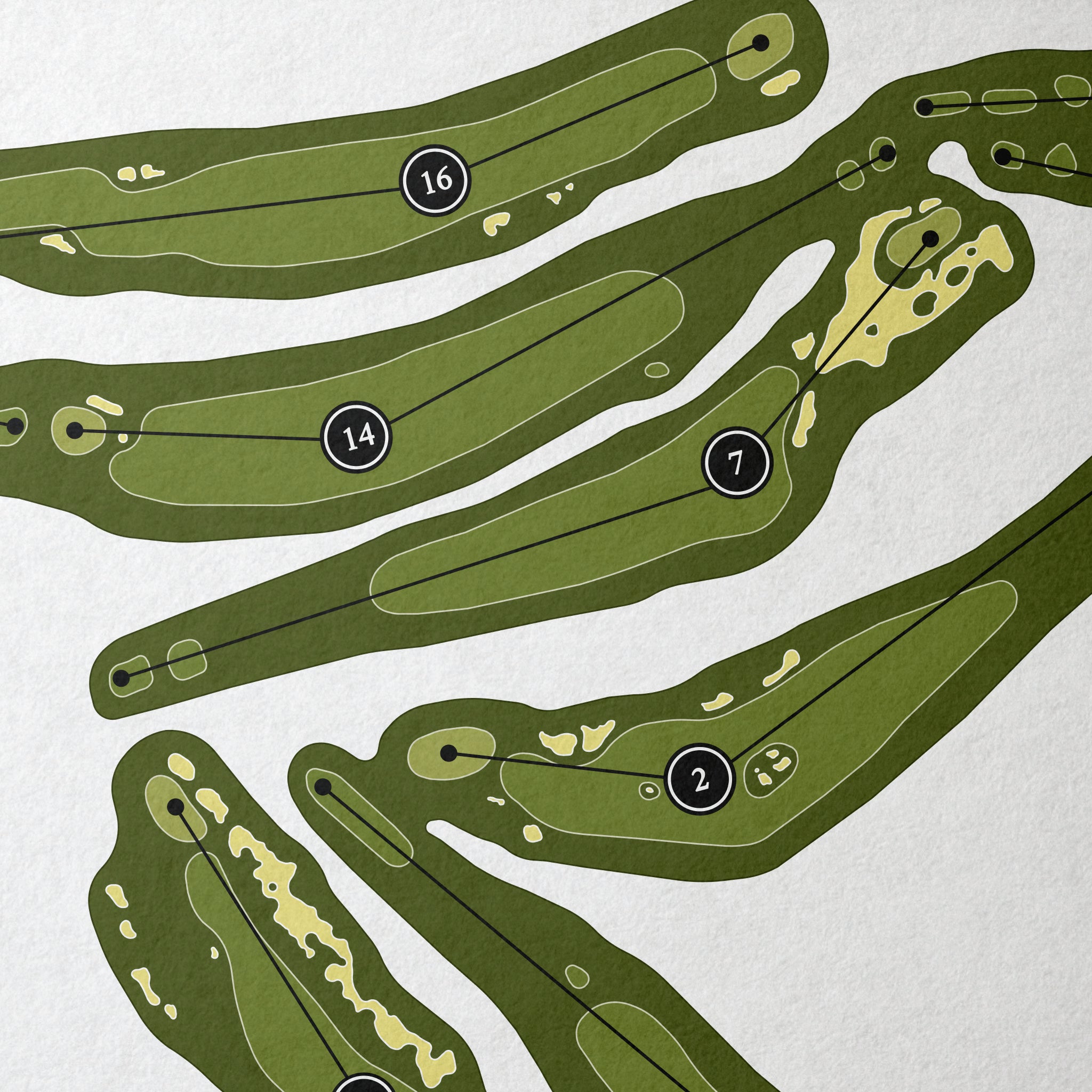 Old Sandwich Golf Club | Golf Course Print | Close+Up