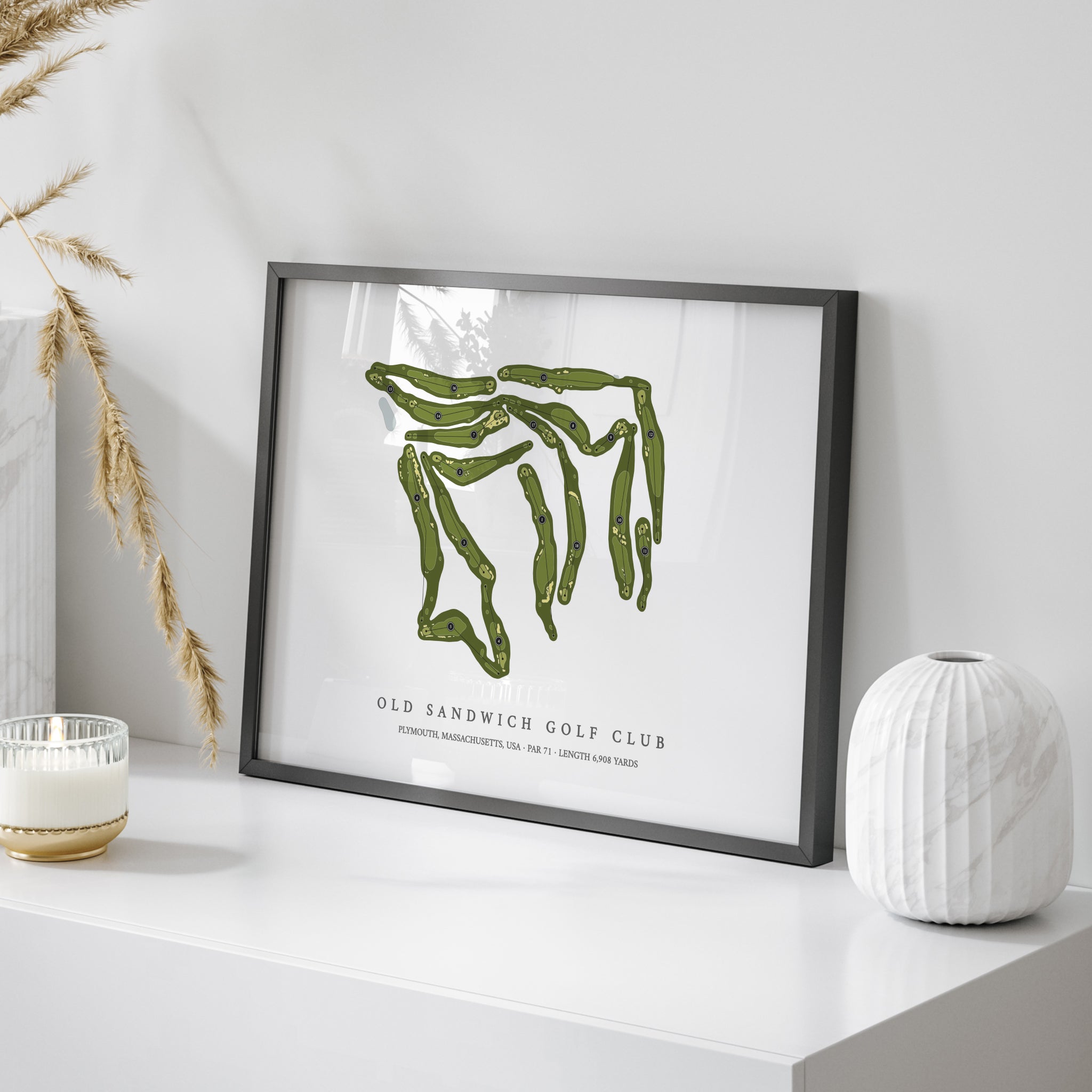 Old Sandwich Golf Club | Golf Course Print | On+Table