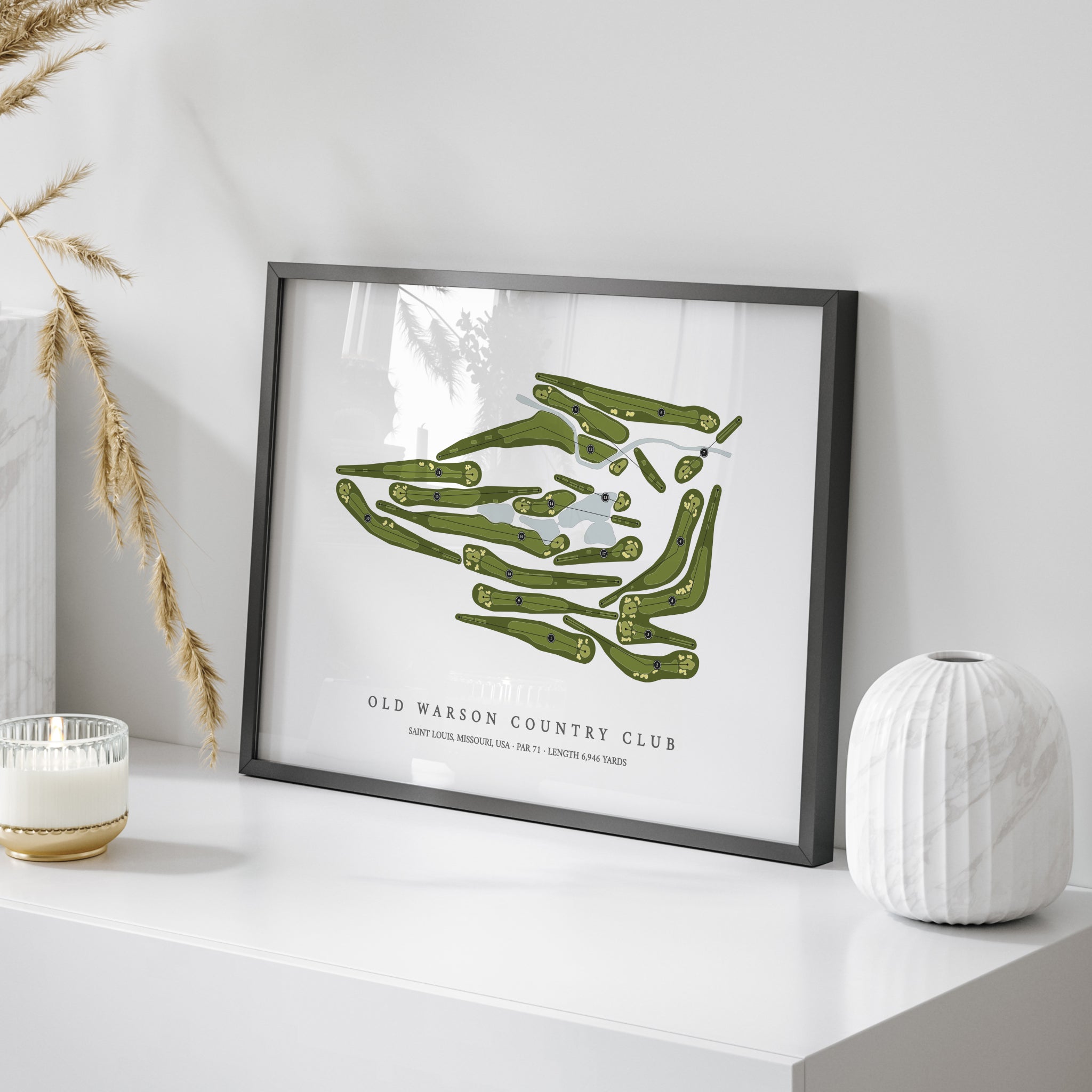 Old Warson Country Club | Golf Course Print | On+Table