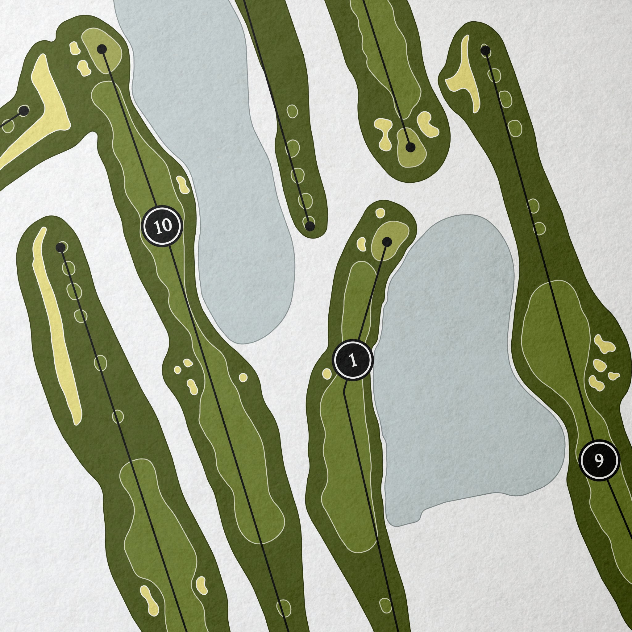 Olde Florida Golf Club | Golf Course Print | Close+Up