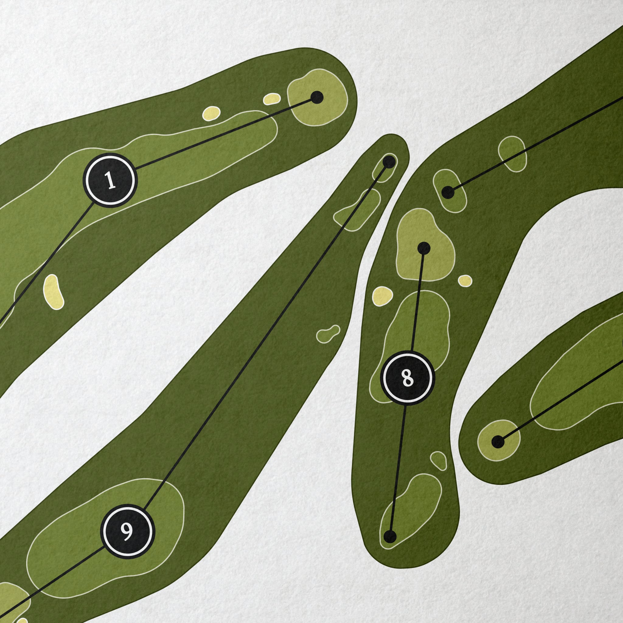 Olde Salem Greens Golf Course | Golf Course Map | Close Up