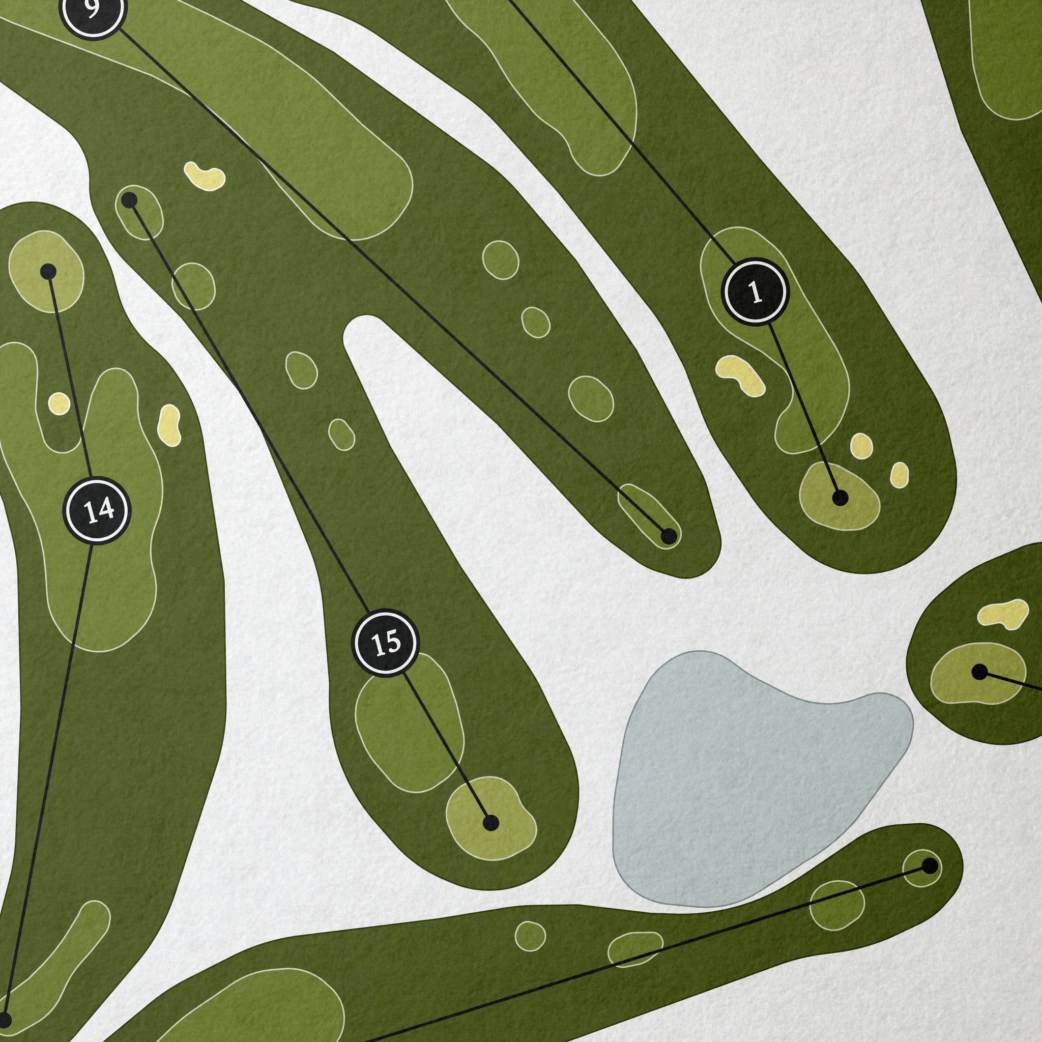 Orchard Creek Golf Club | Golf Course Map | Close+Up