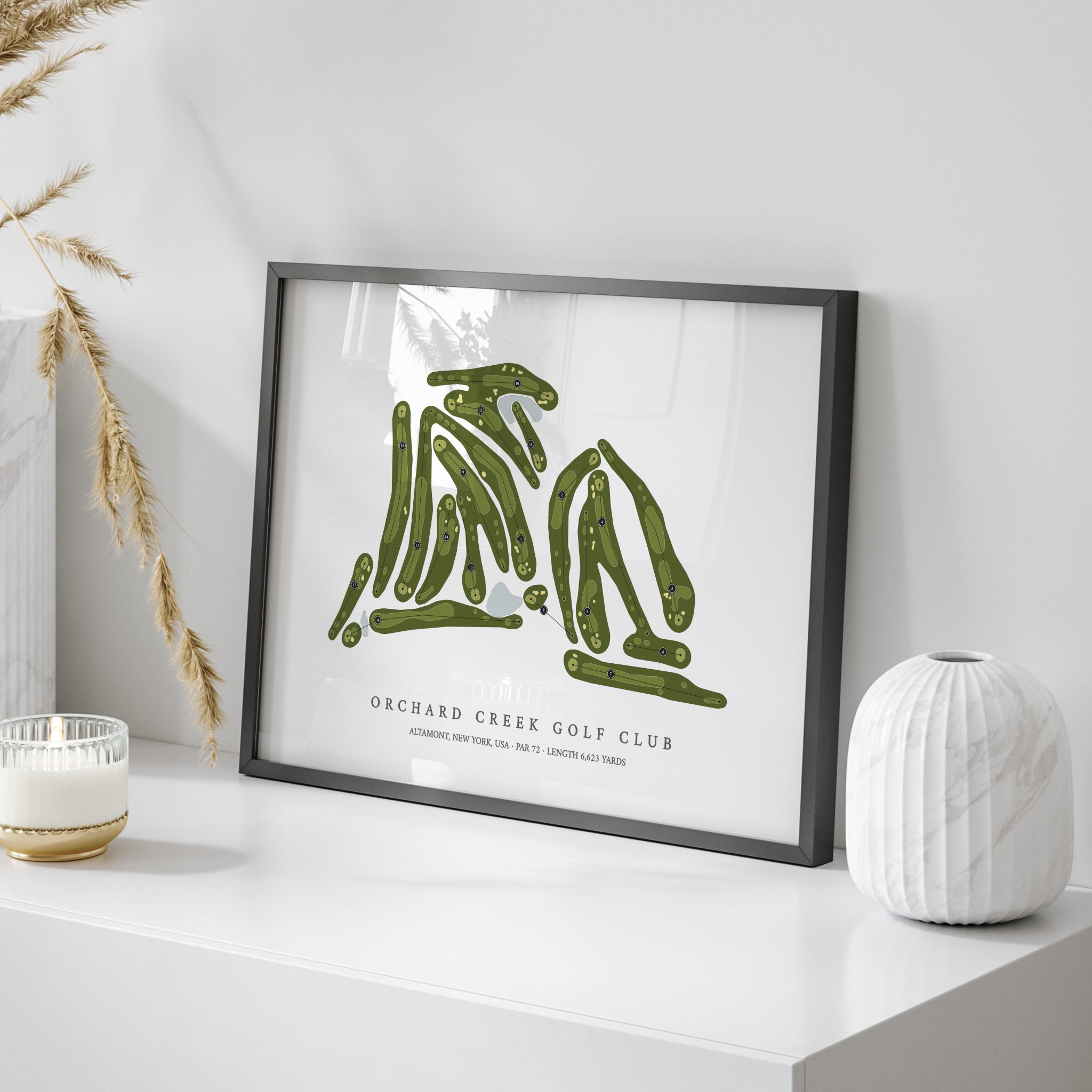 Orchard Creek Golf Club | Golf Course Map | On+Table