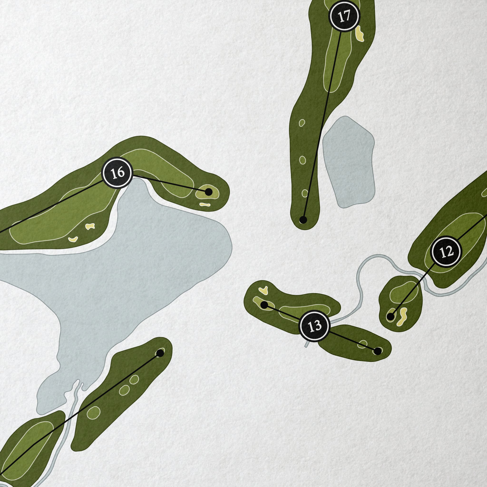 Orchard Golf & Country Club | Golf Course Print | Close+Up