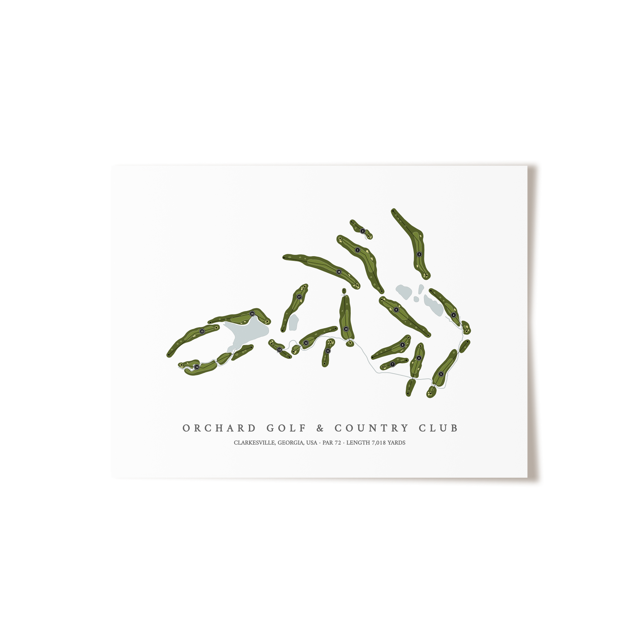 Orchard Golf & Country Club | Golf Course Print | Unframed