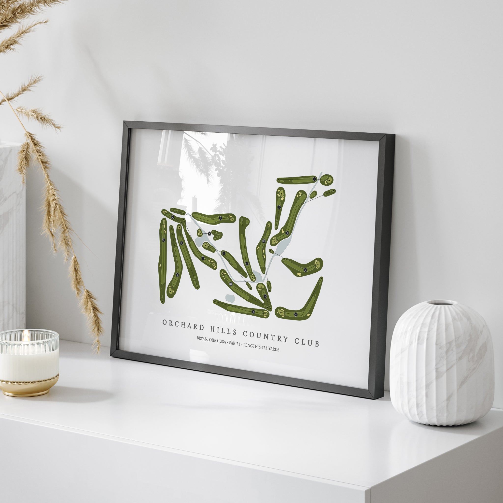 Orchard Hills Country Club | Golf Course Map | On+Table