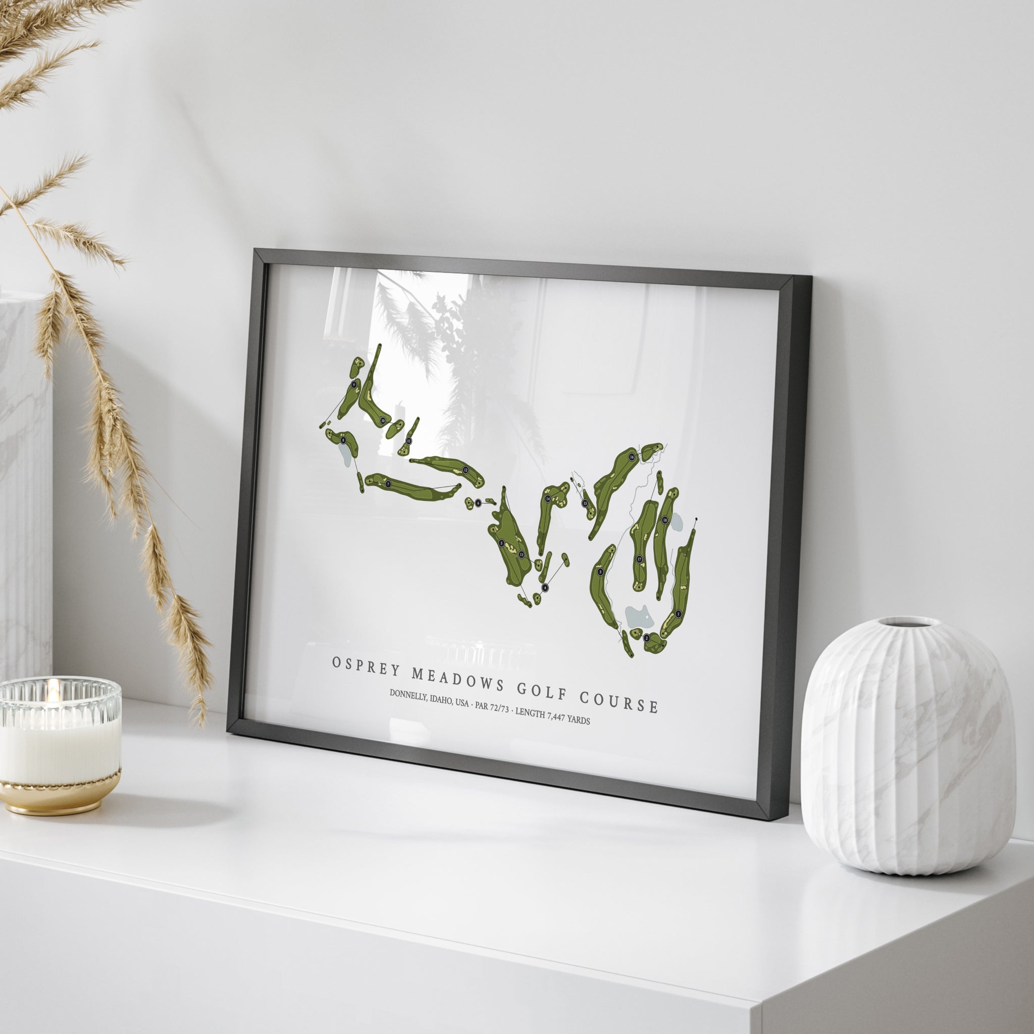 Osprey Meadows Golf Course | Golf Course Map | On+Table