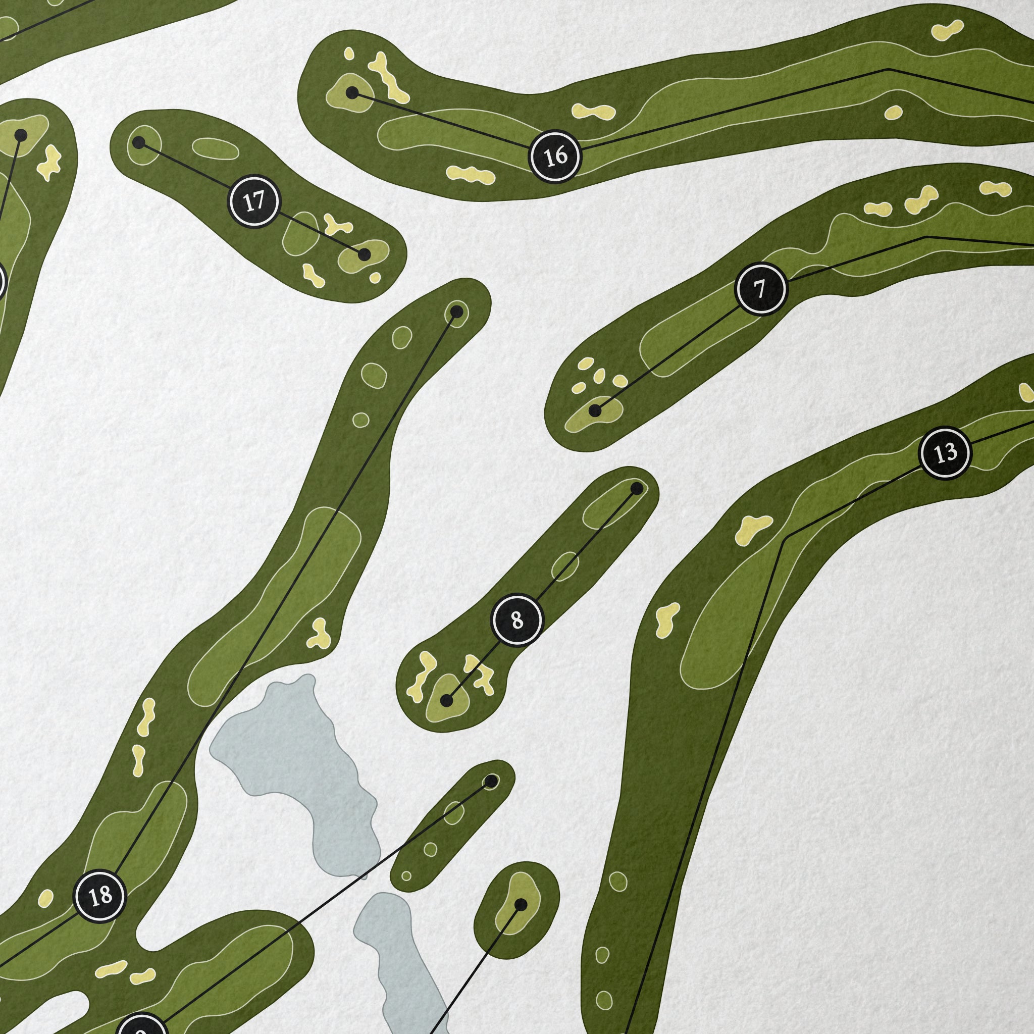 Osprey Ridge Golf Club | Golf Course Map | Close Up