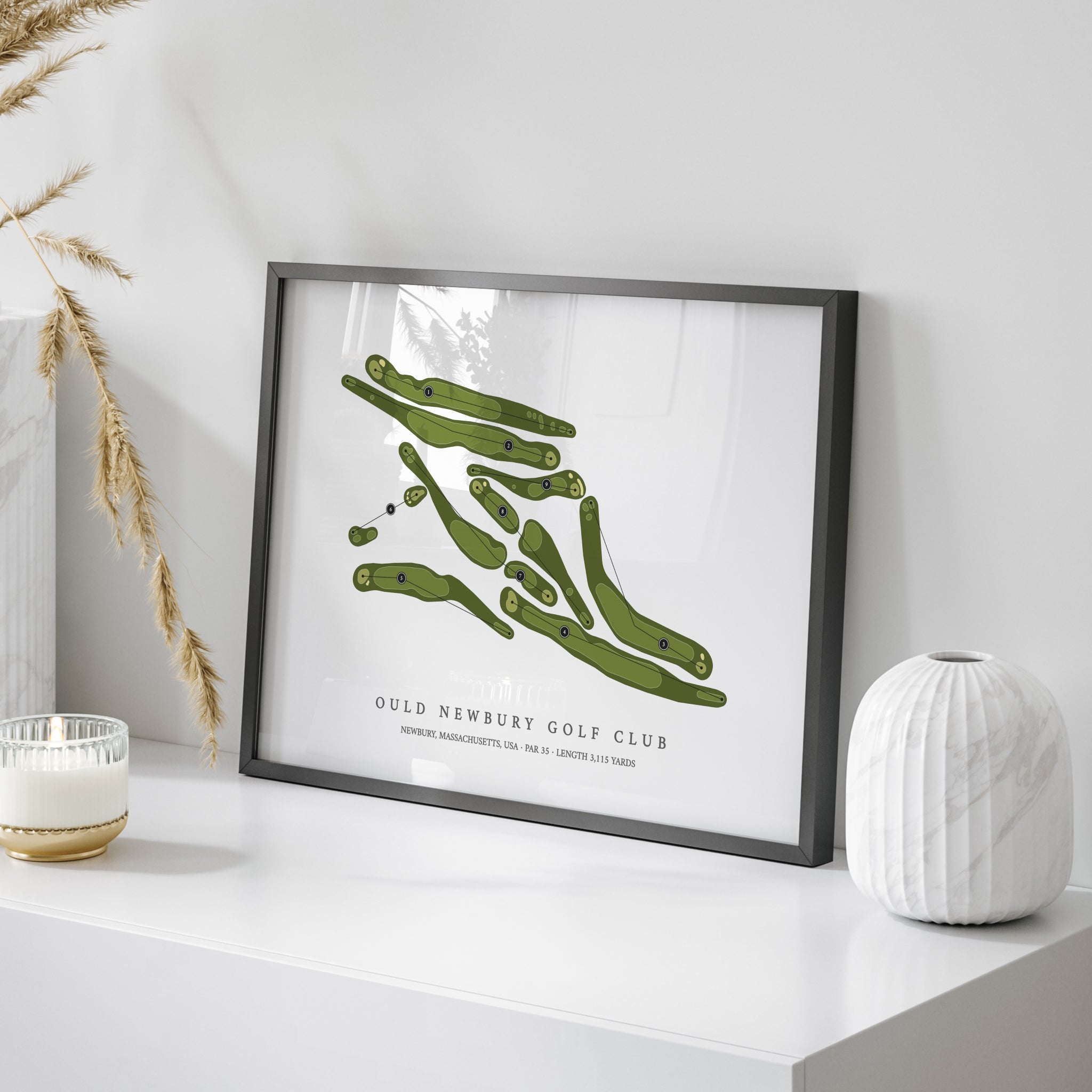 Ould Newbury Golf Club | Golf Course Map | On Table