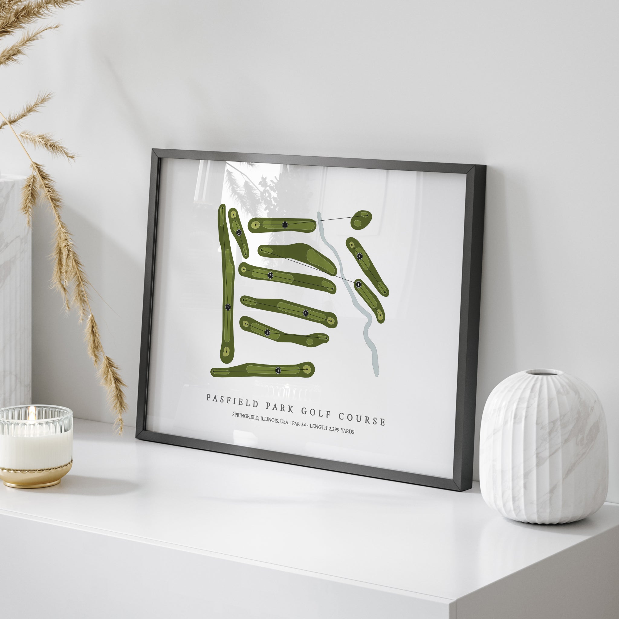 Pasfield Park Golf Course | Golf Course Map | On Table