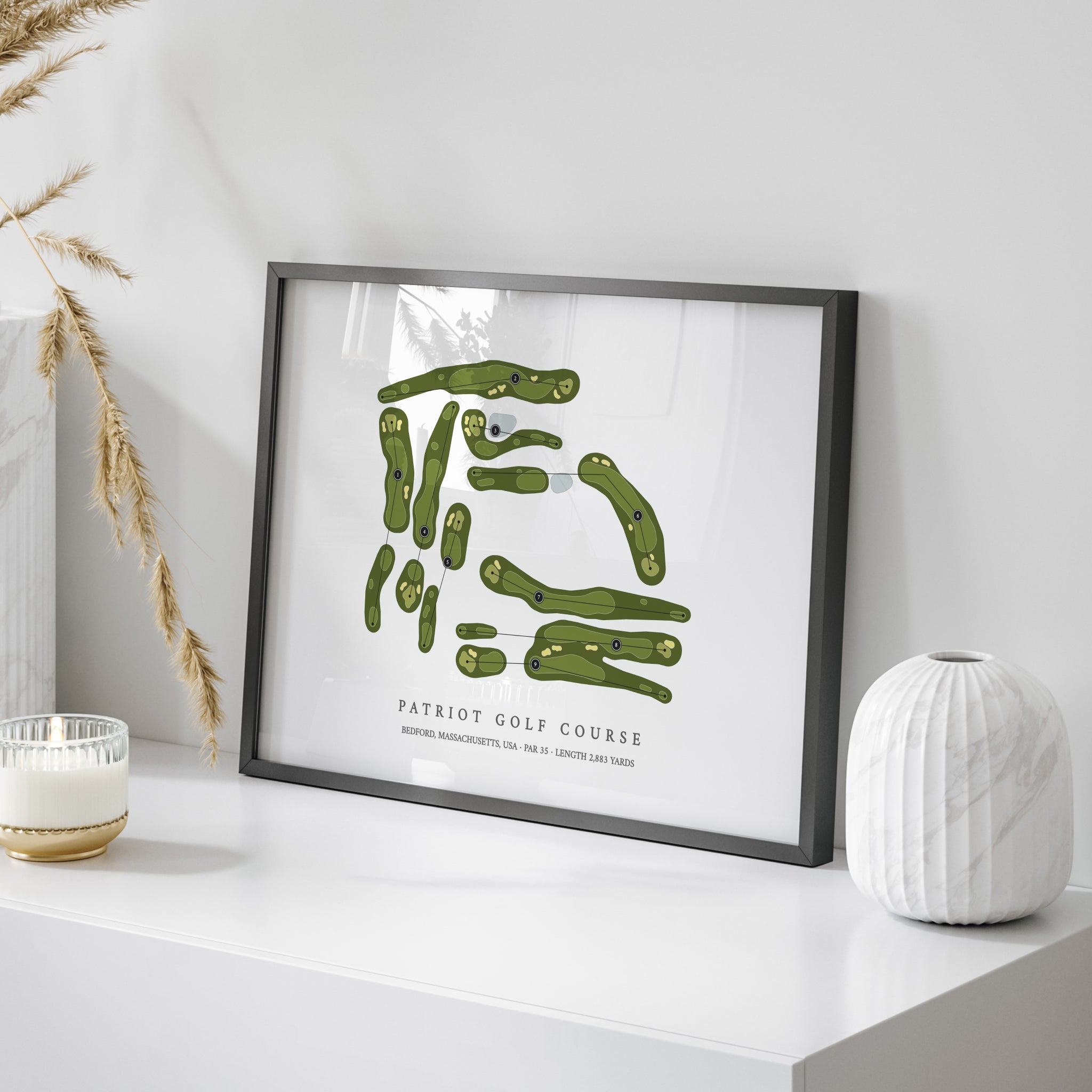 Patriot Golf Course | Golf Course Map | On Table