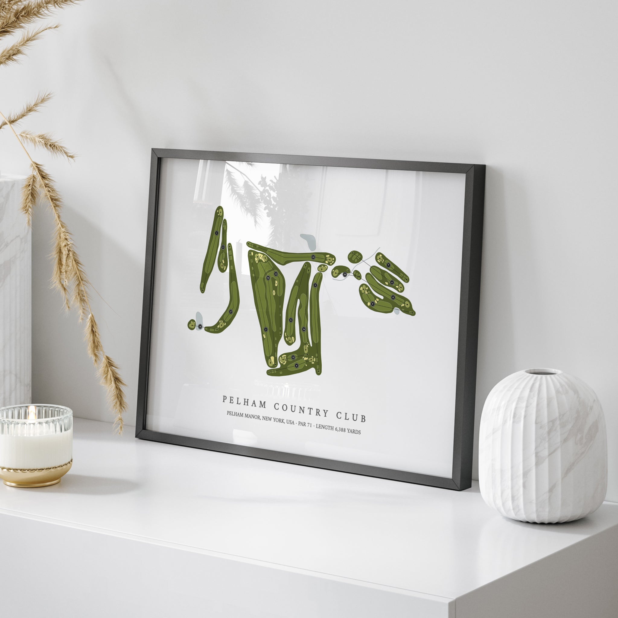 Pelham Country Club | Golf Course Map | On Table