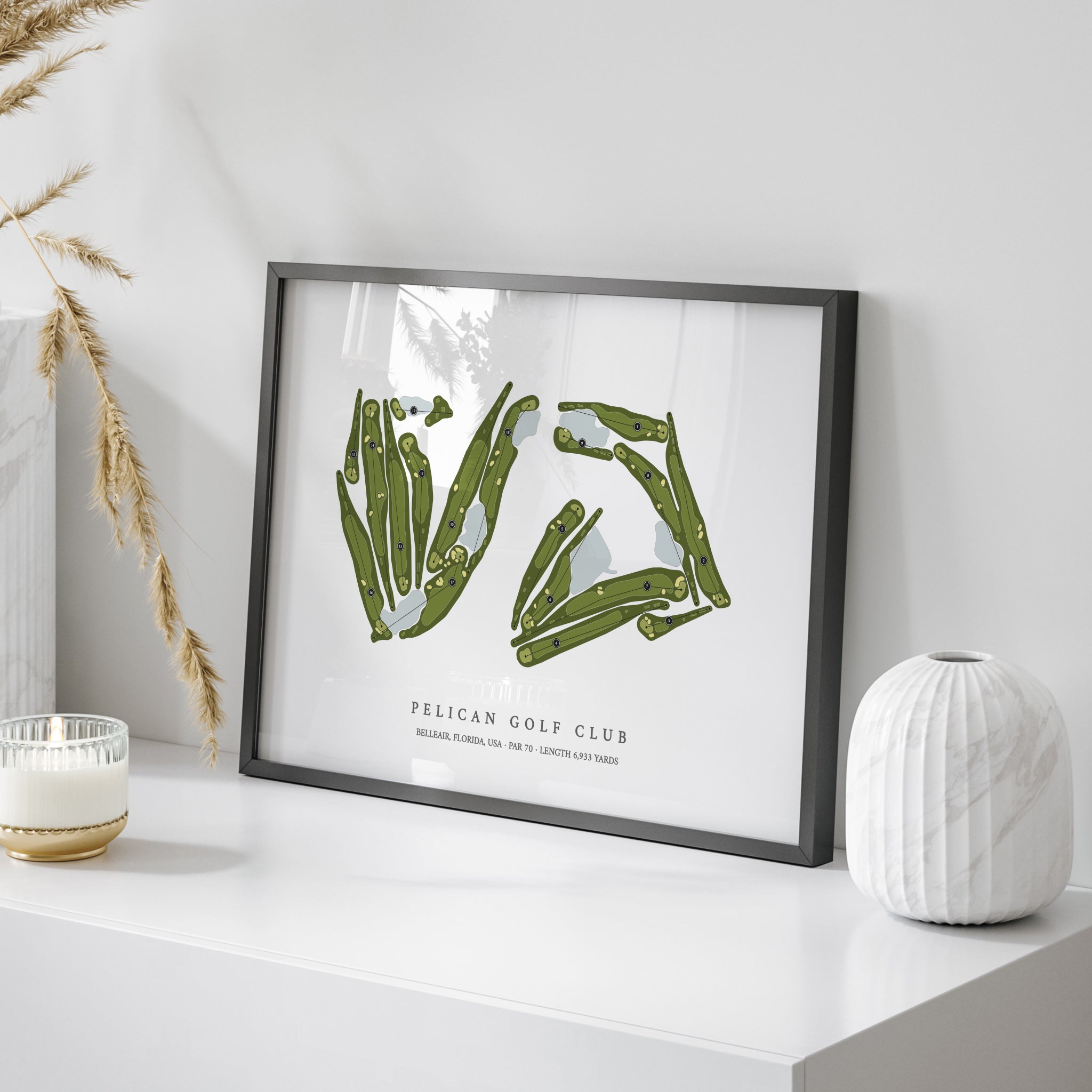 Pelican Golf Club | Golf Course Map | On+Table