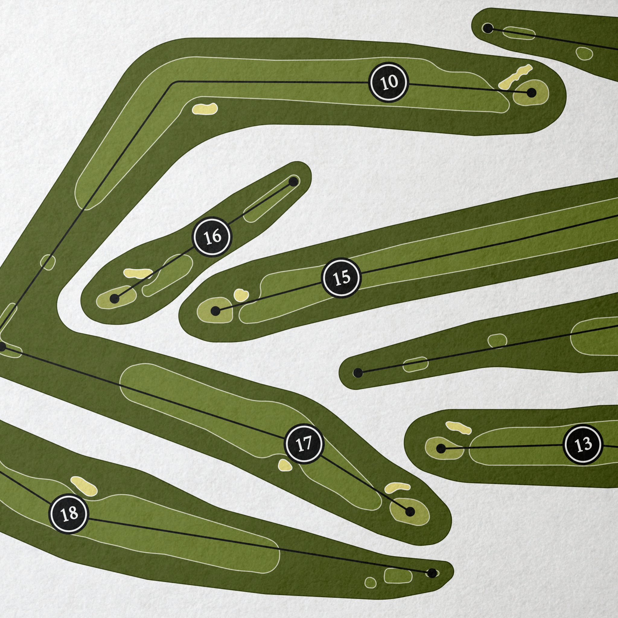 Penfield Country Club | Golf Course Map | Close+Up
