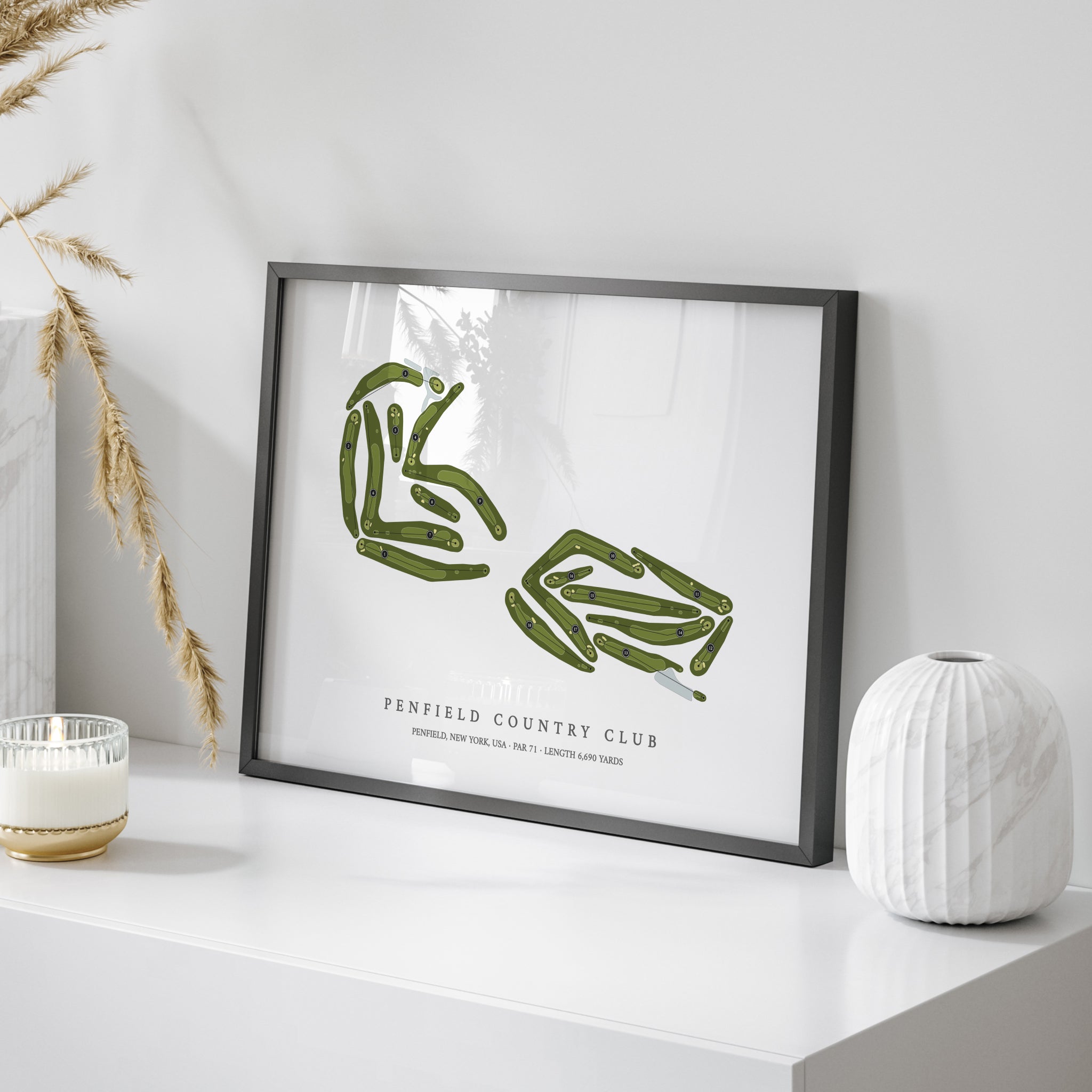 Penfield Country Club | Golf Course Map | On+Table