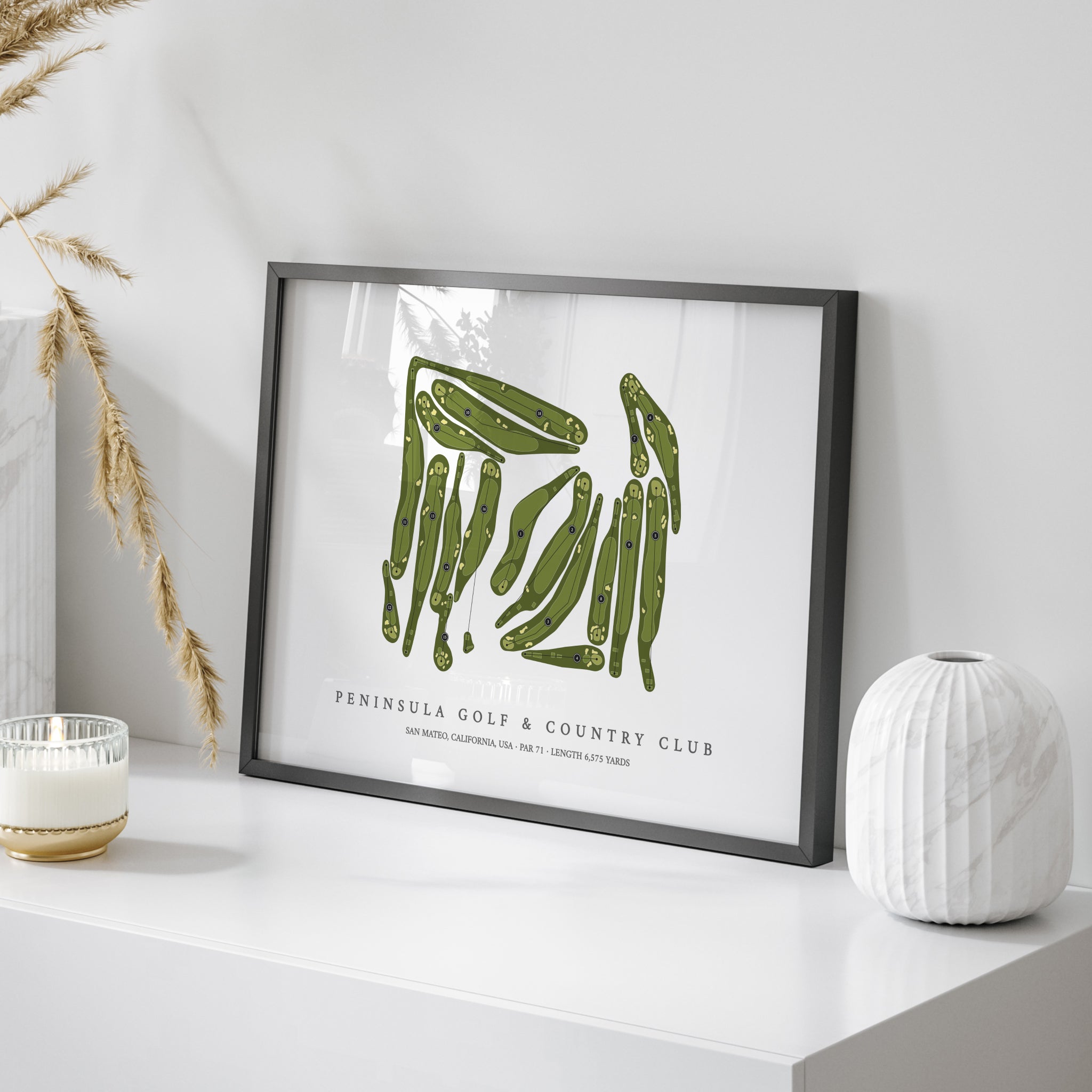 Peninsula Golf & Country Club | Golf Course Map | On Table