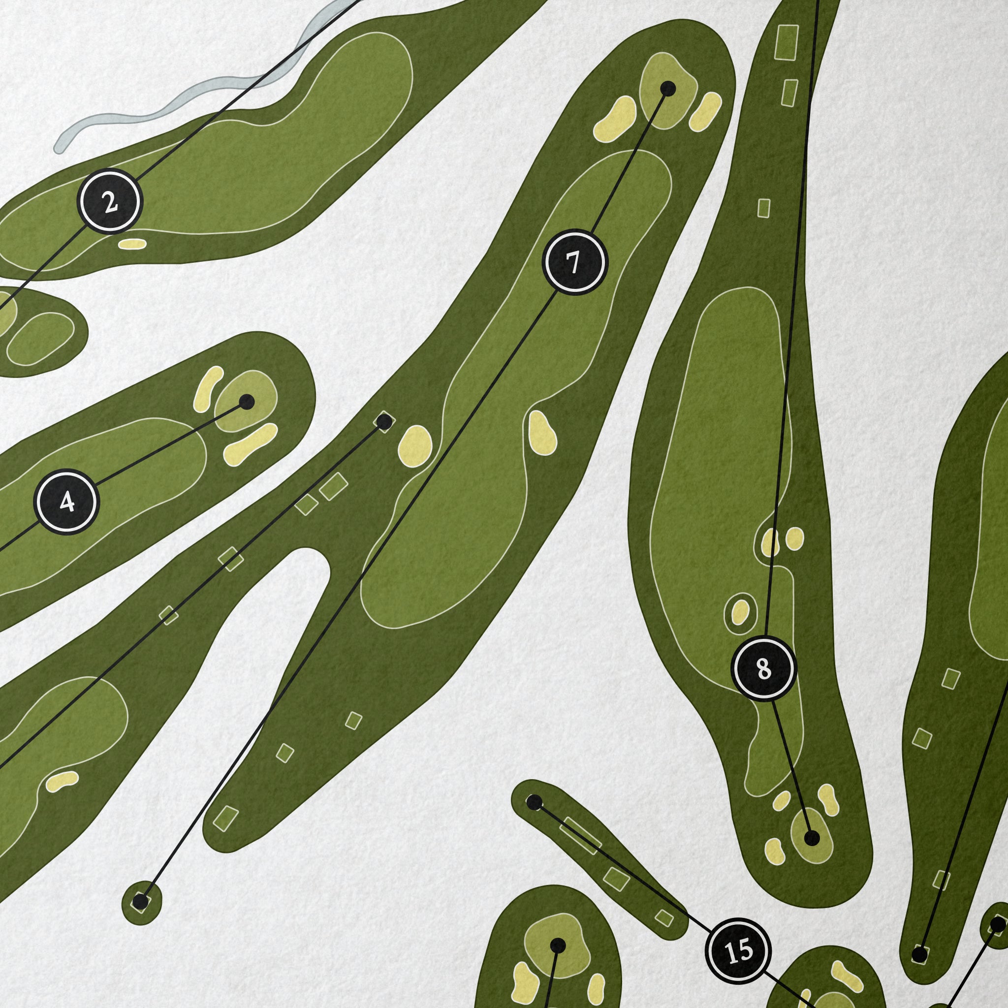 Pepper Pike Club | Golf Course Map | Close+Up