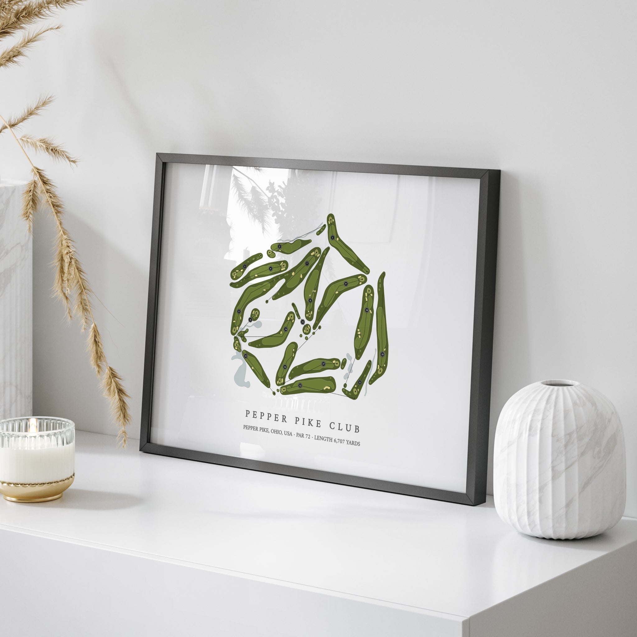 Pepper Pike Club | Golf Course Map | On+Table