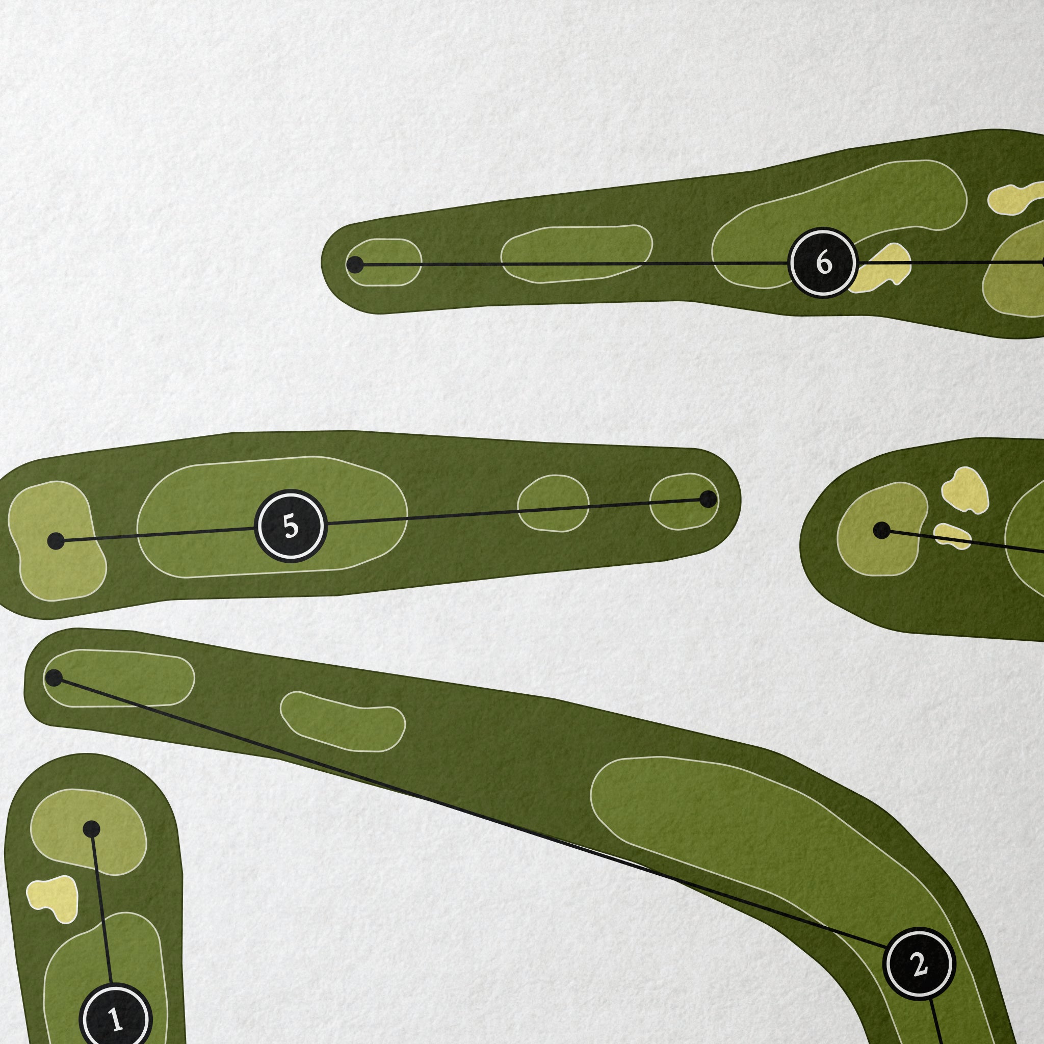 Percy Warner Golf Course | Golf Course Map | Close Up