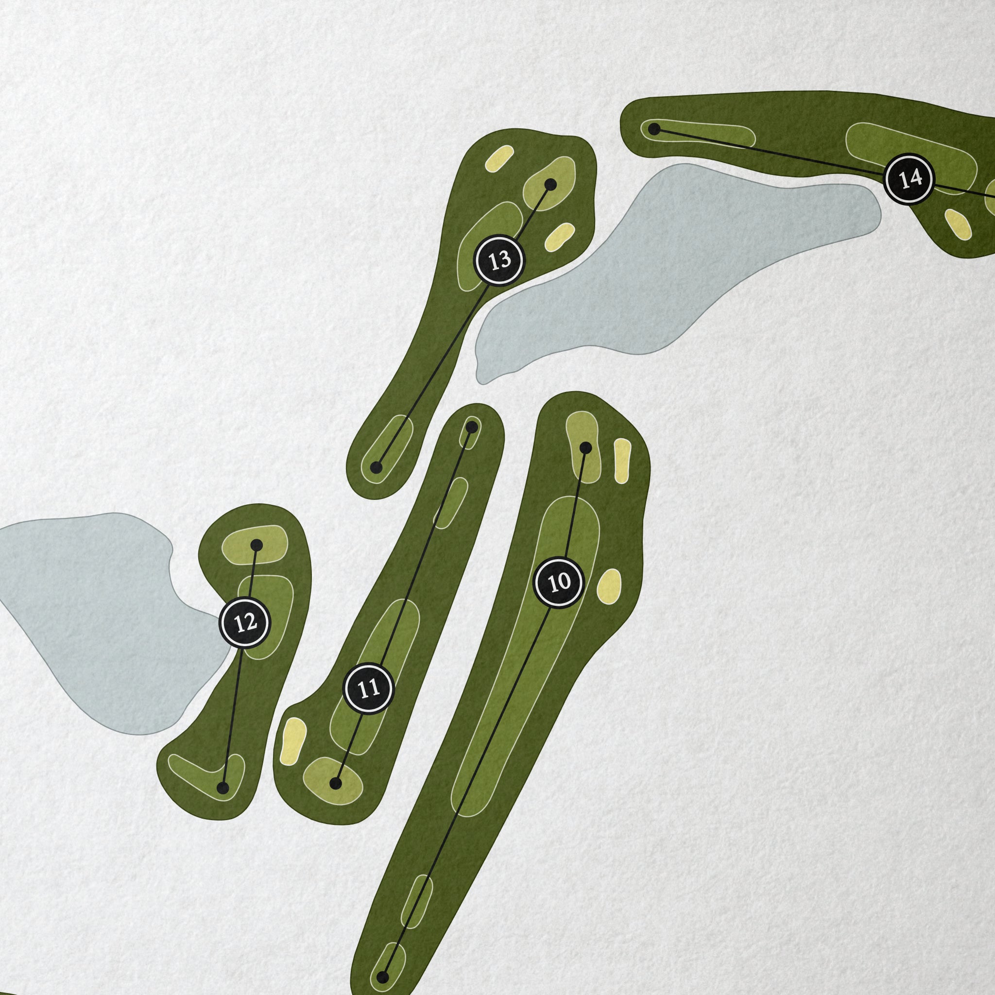 Peridia Golf & Country Club | Golf Course Map | Close Up