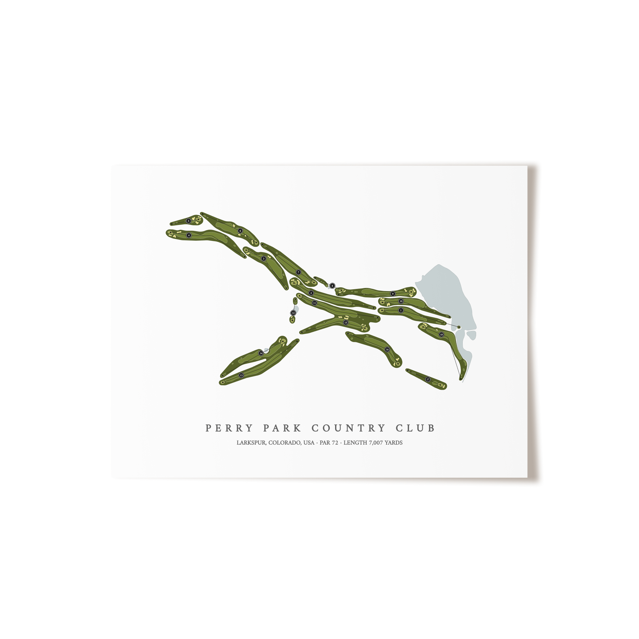 Perry Park Country Club | Golf Course Print | Unframed