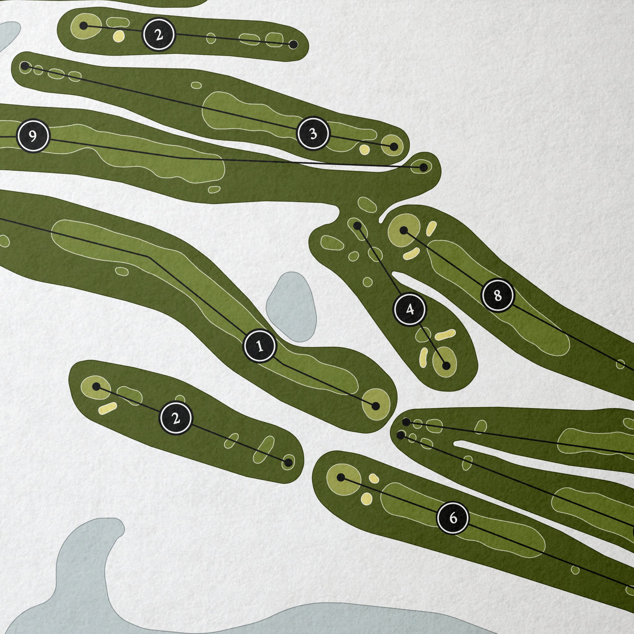 Perry Park Golf Resort | Golf Course Print | Close+Up