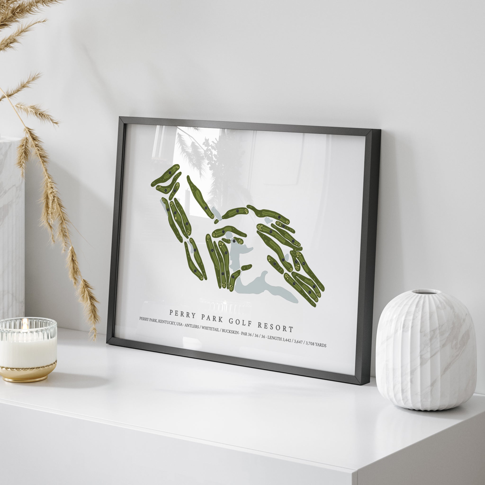 Perry Park Golf Resort | Golf Course Print | On+Table