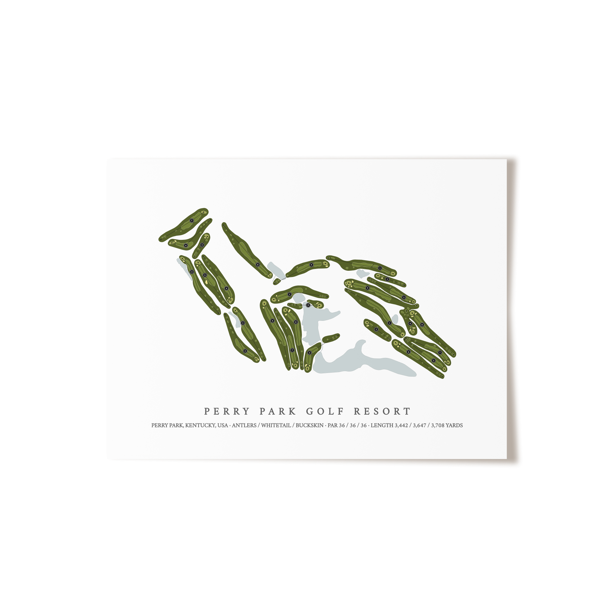 Perry Park Golf Resort | Golf Course Print | Unframed