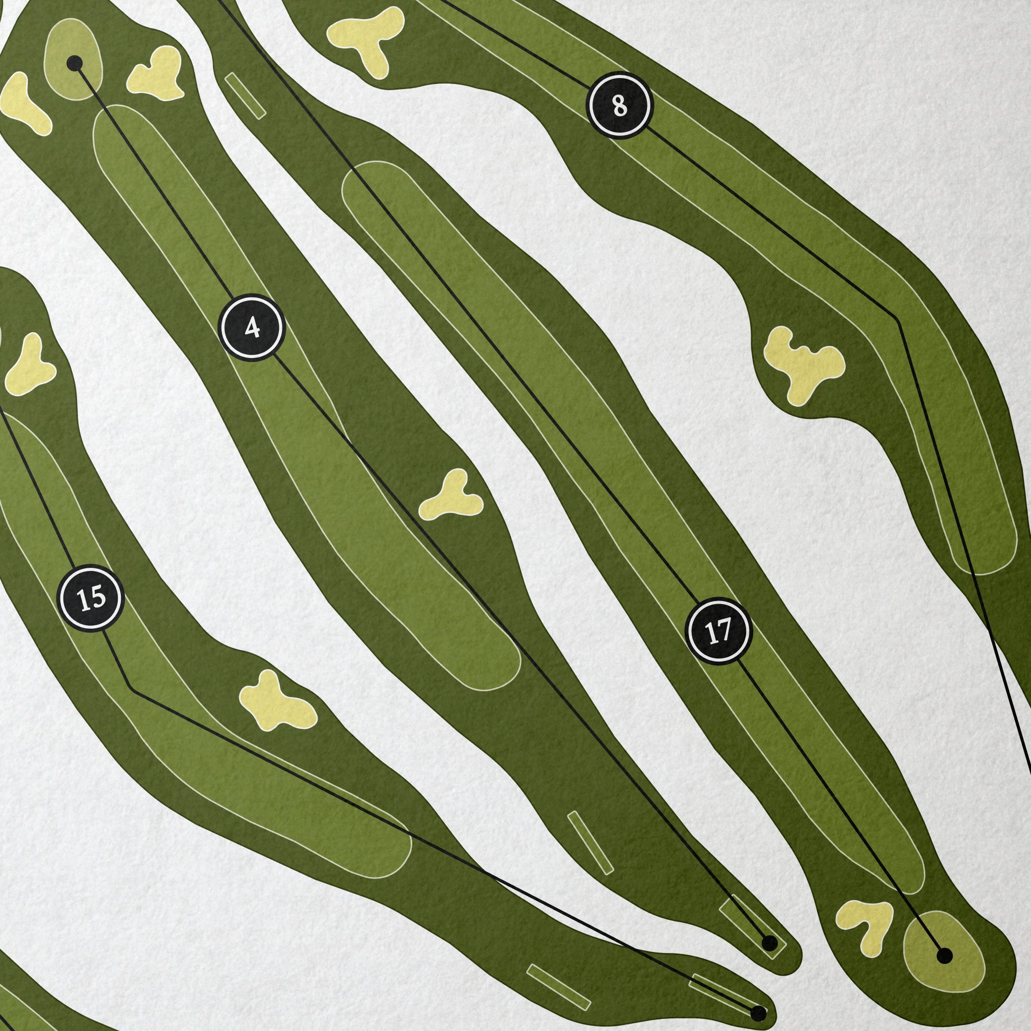 Pheasant Ridge Golf Course | Golf Course Map | Close Up