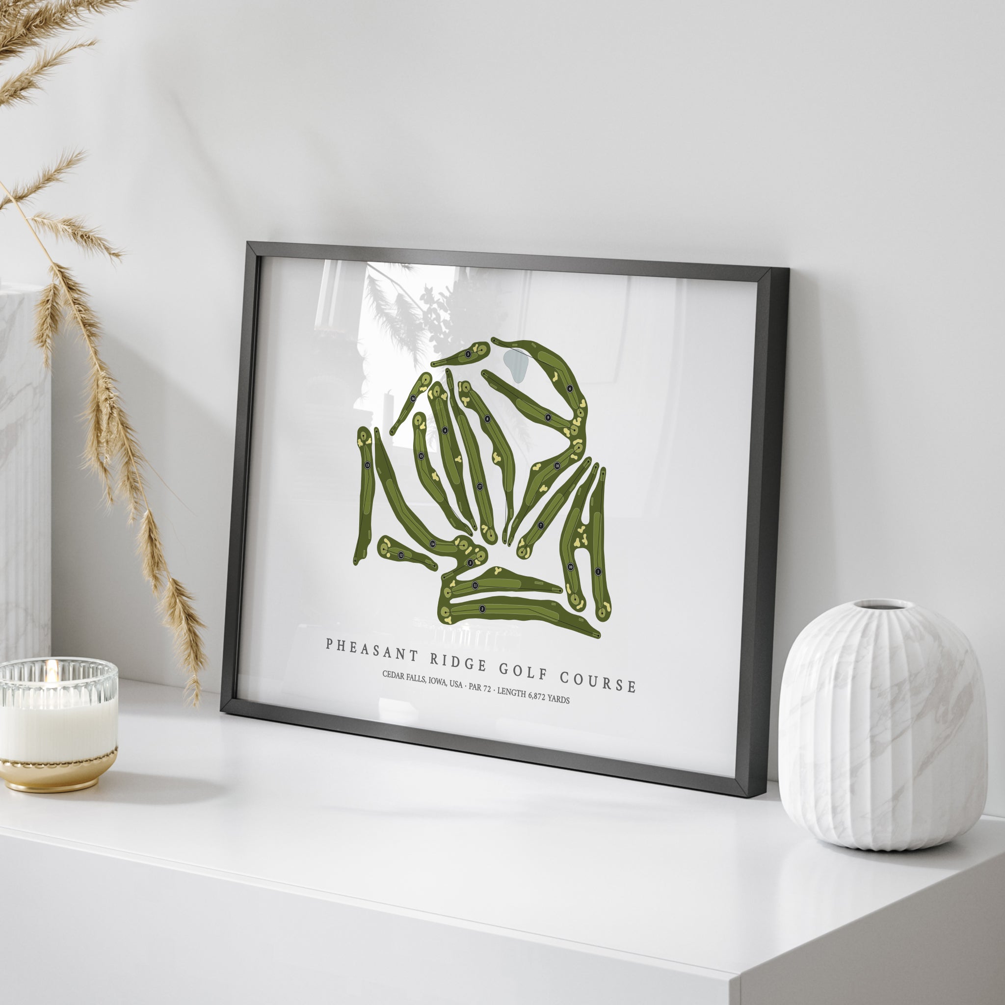 Pheasant Ridge Golf Course | Golf Course Map | On Table