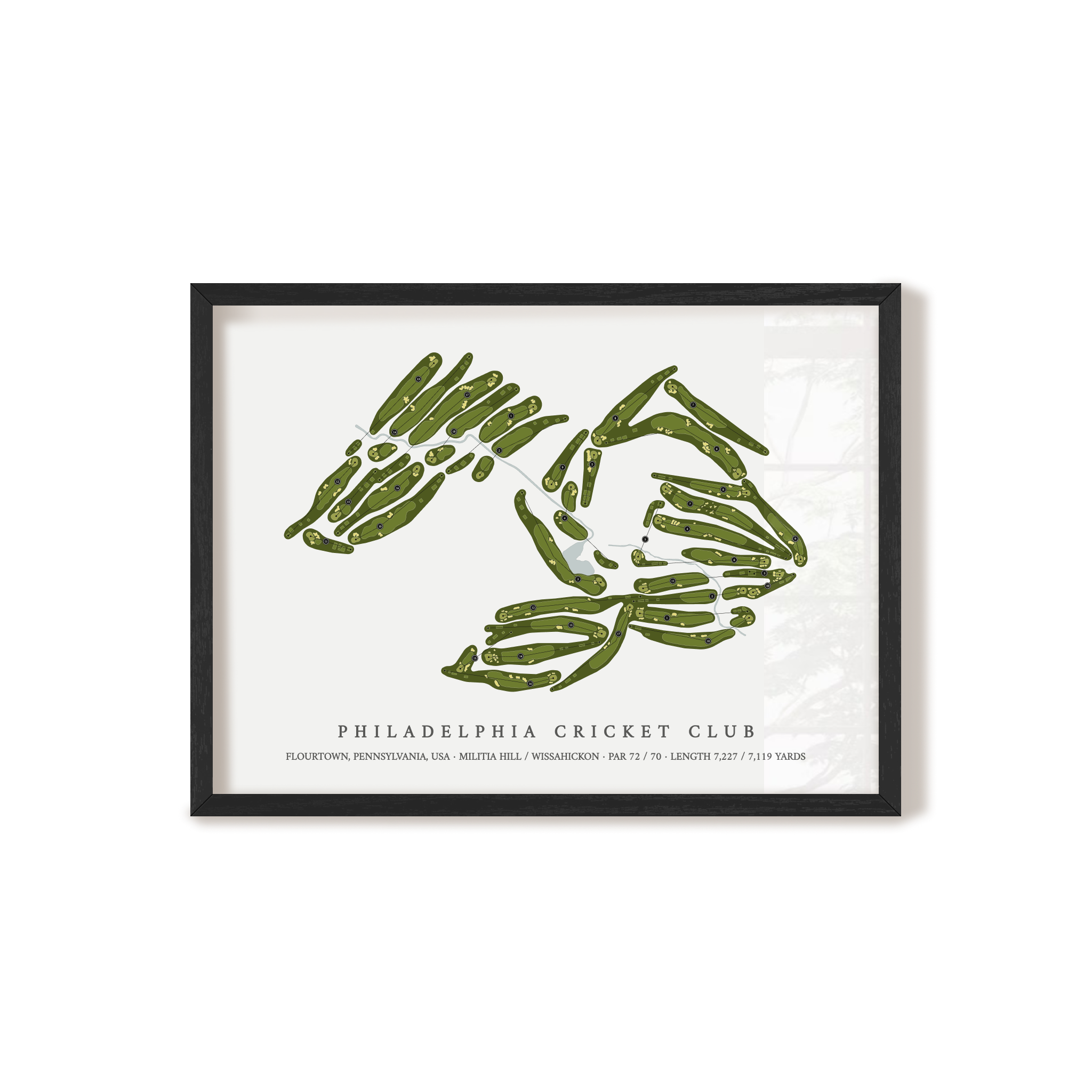 Philadelphia Cricket Club | Golf Course Print | Black+Frame