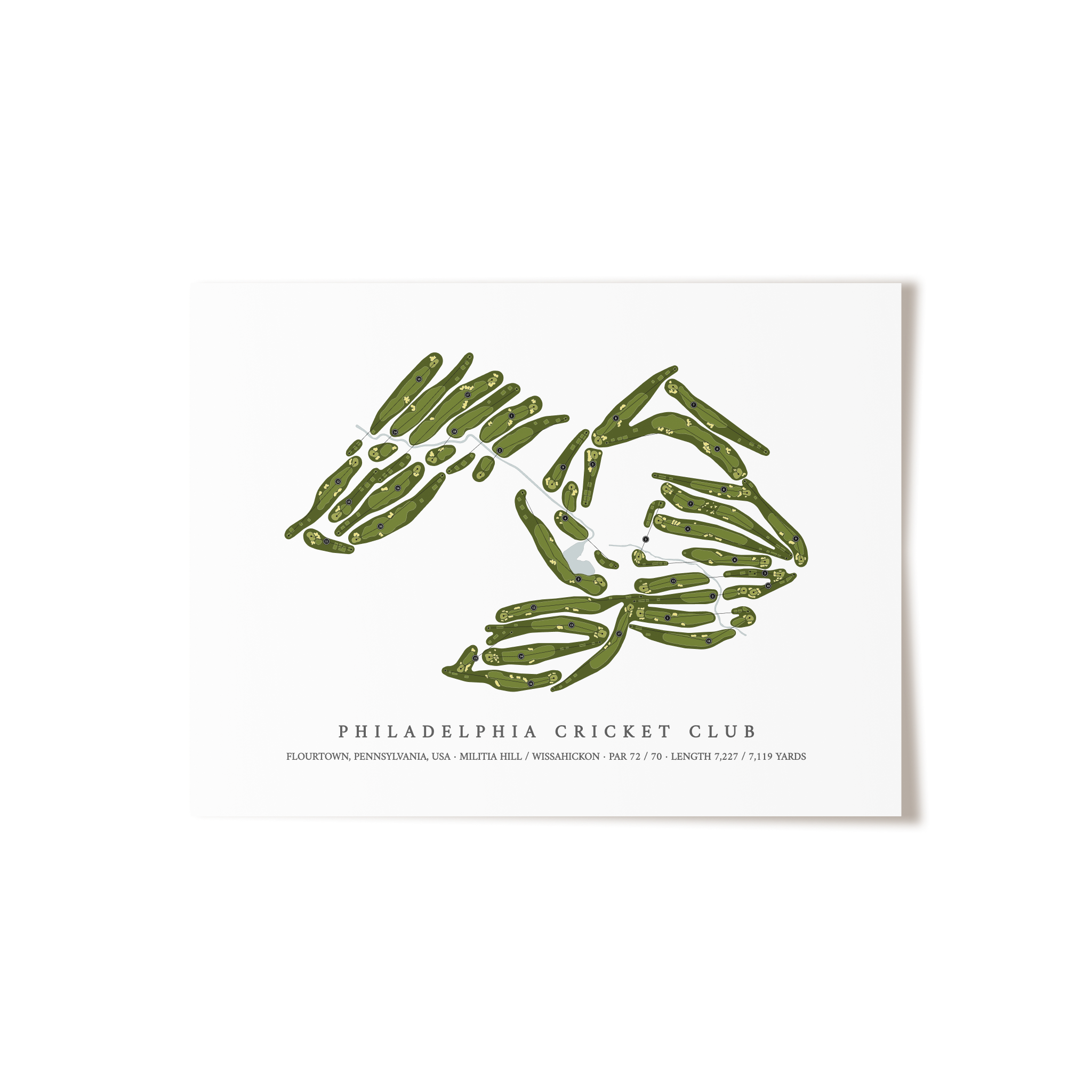 Philadelphia Cricket Club | Golf Course Print | Unframed