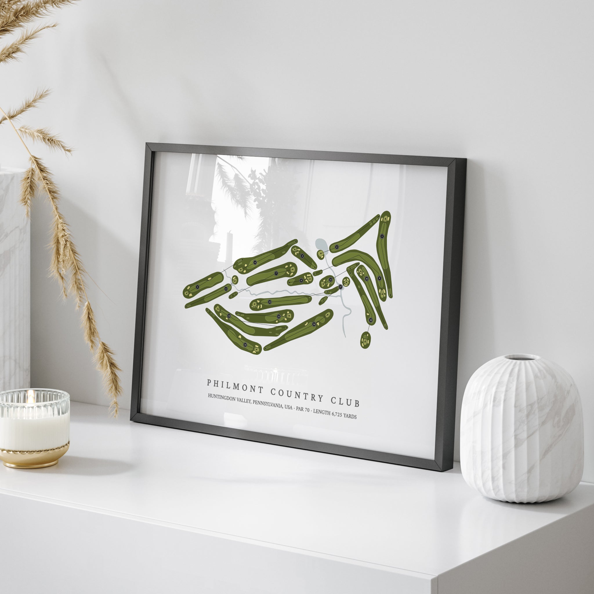 Philmont Country Club | Golf Course Map | On+Table