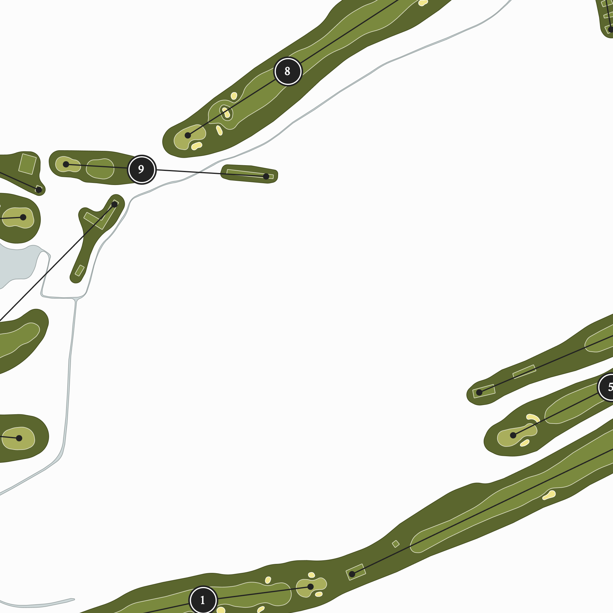 Pike Hills Golf Club | Golf Course Map | Close Up
