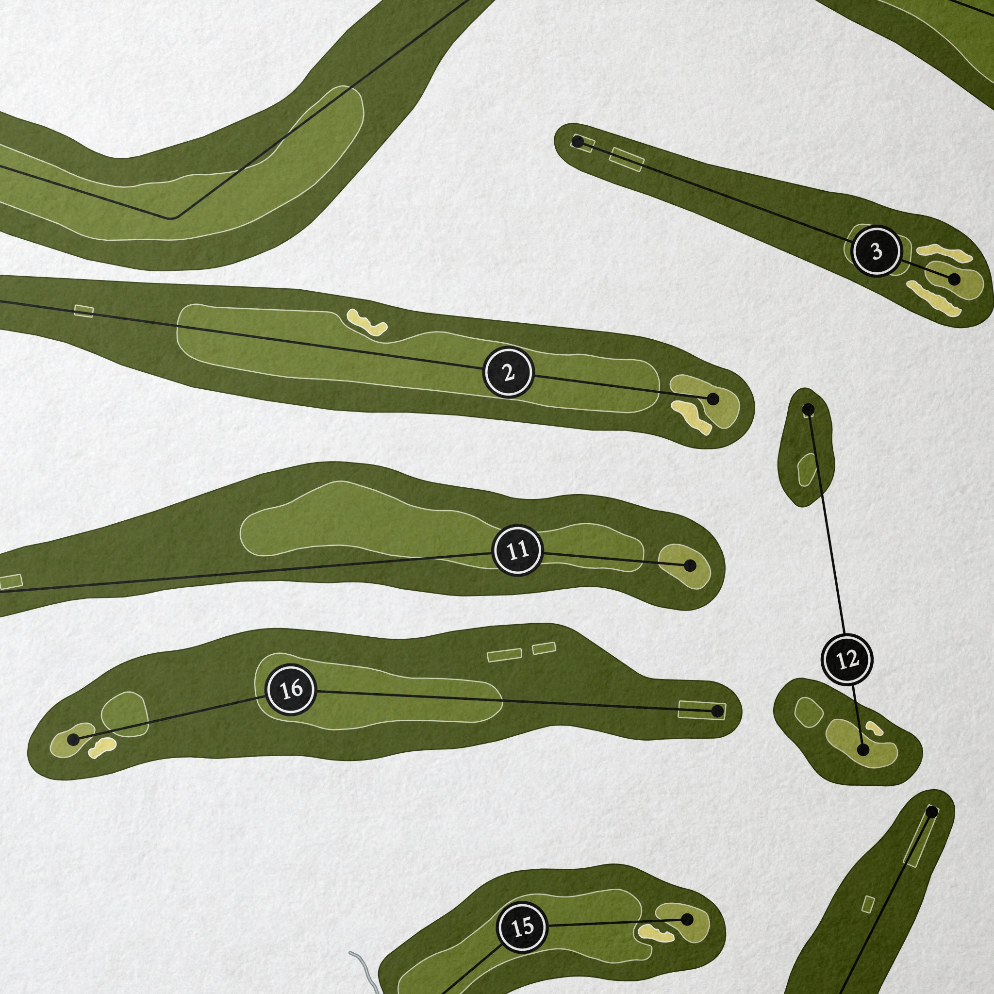 Pikewood National Golf Club | Golf Course Map | Close Up