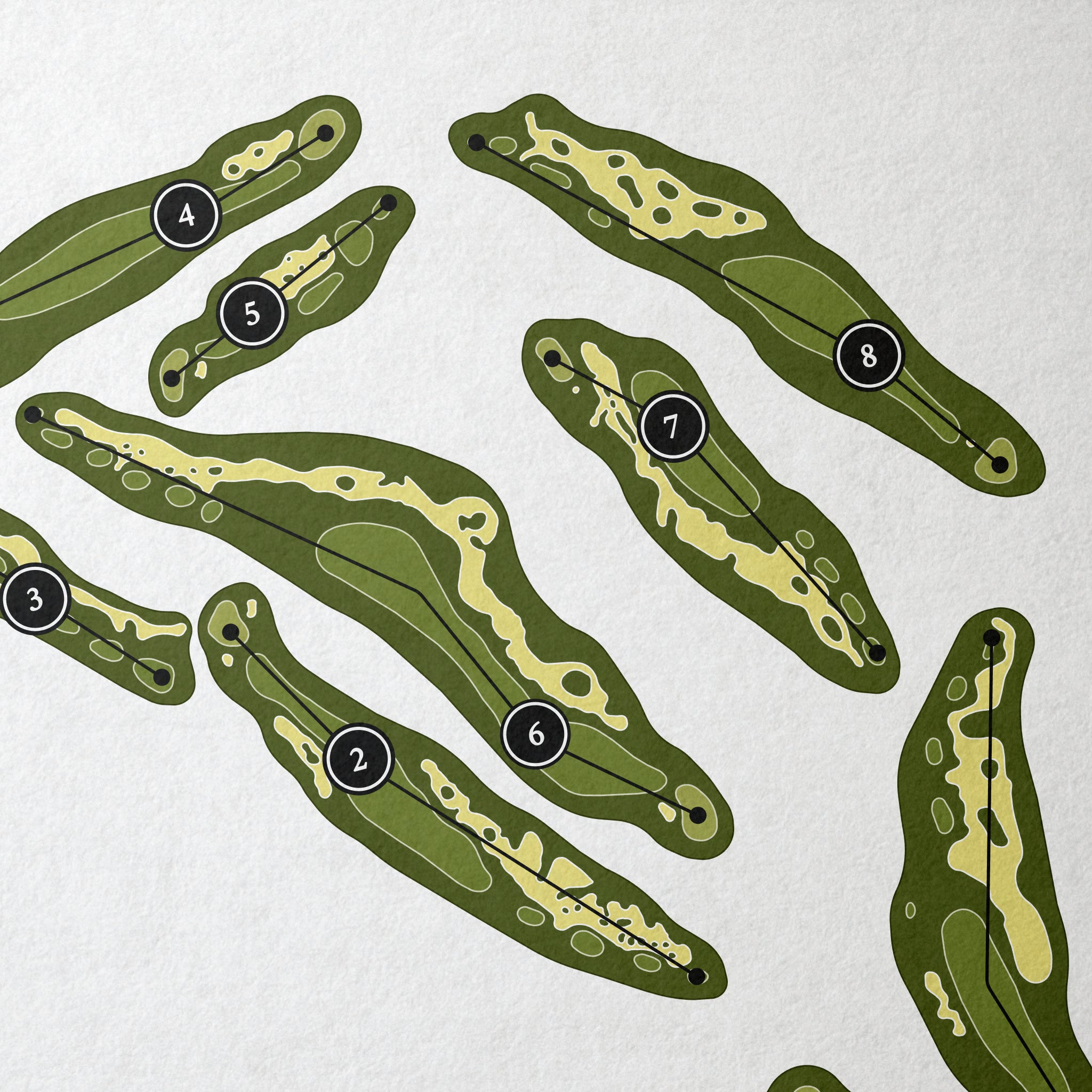 Pine Barrens | Golf Course Print | Close+Up