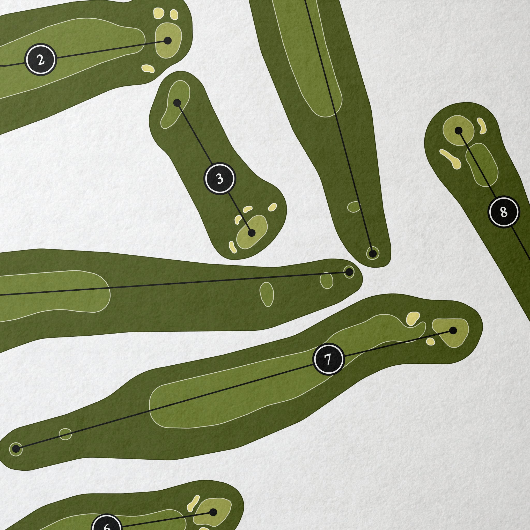 Pine Brook Golf Club | Golf Course Map | Close+Up