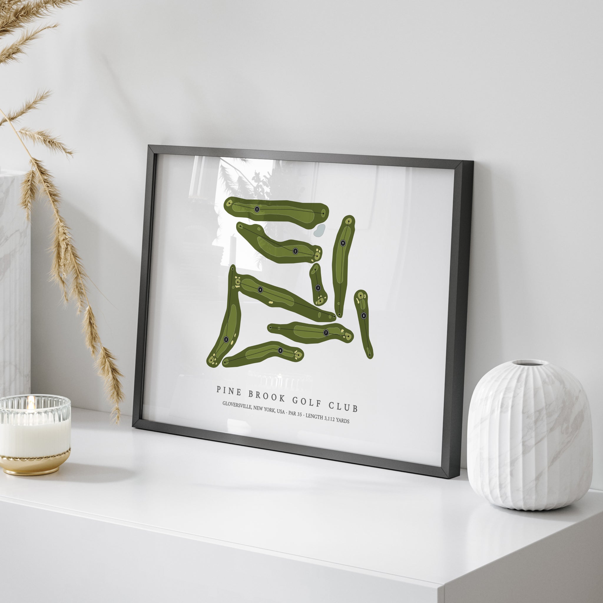 Pine Brook Golf Club | Golf Course Map | On+Table