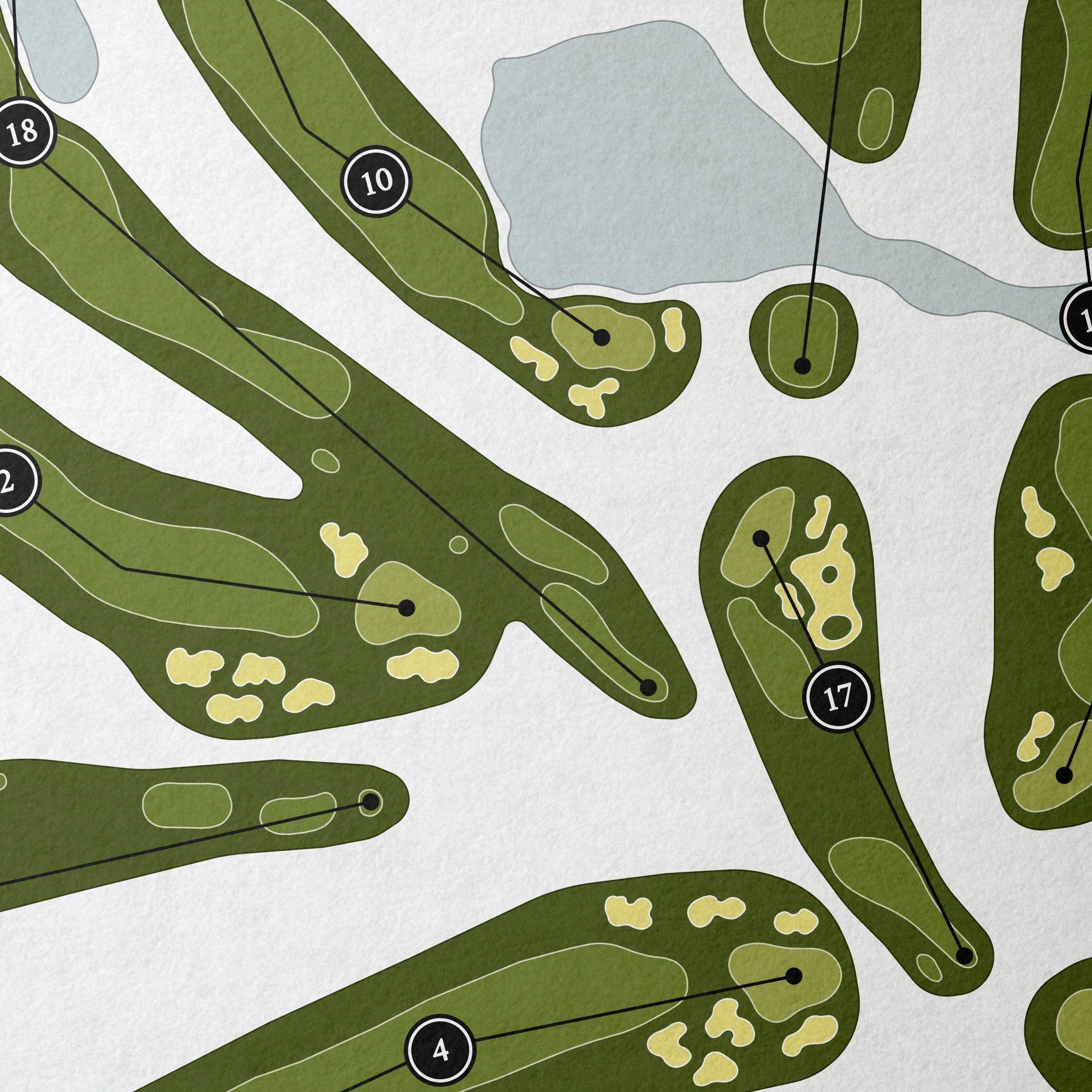 Pine Meadow Golf Club | Golf Course Map | Close Up